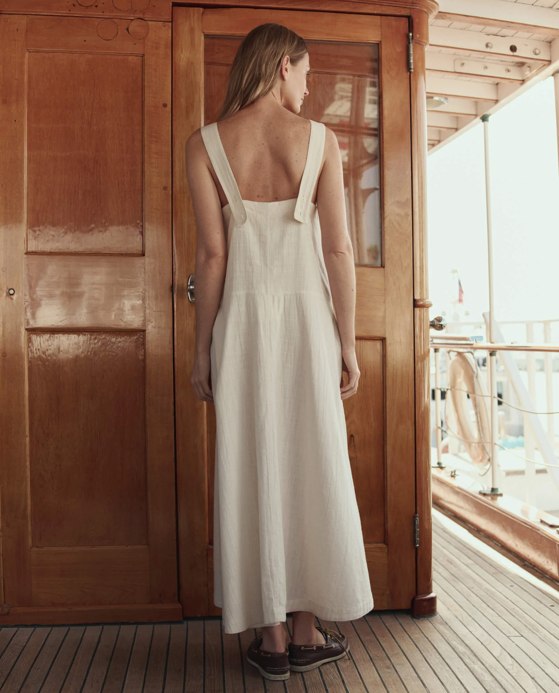 The Apron Dress. -- Natural - Image 5