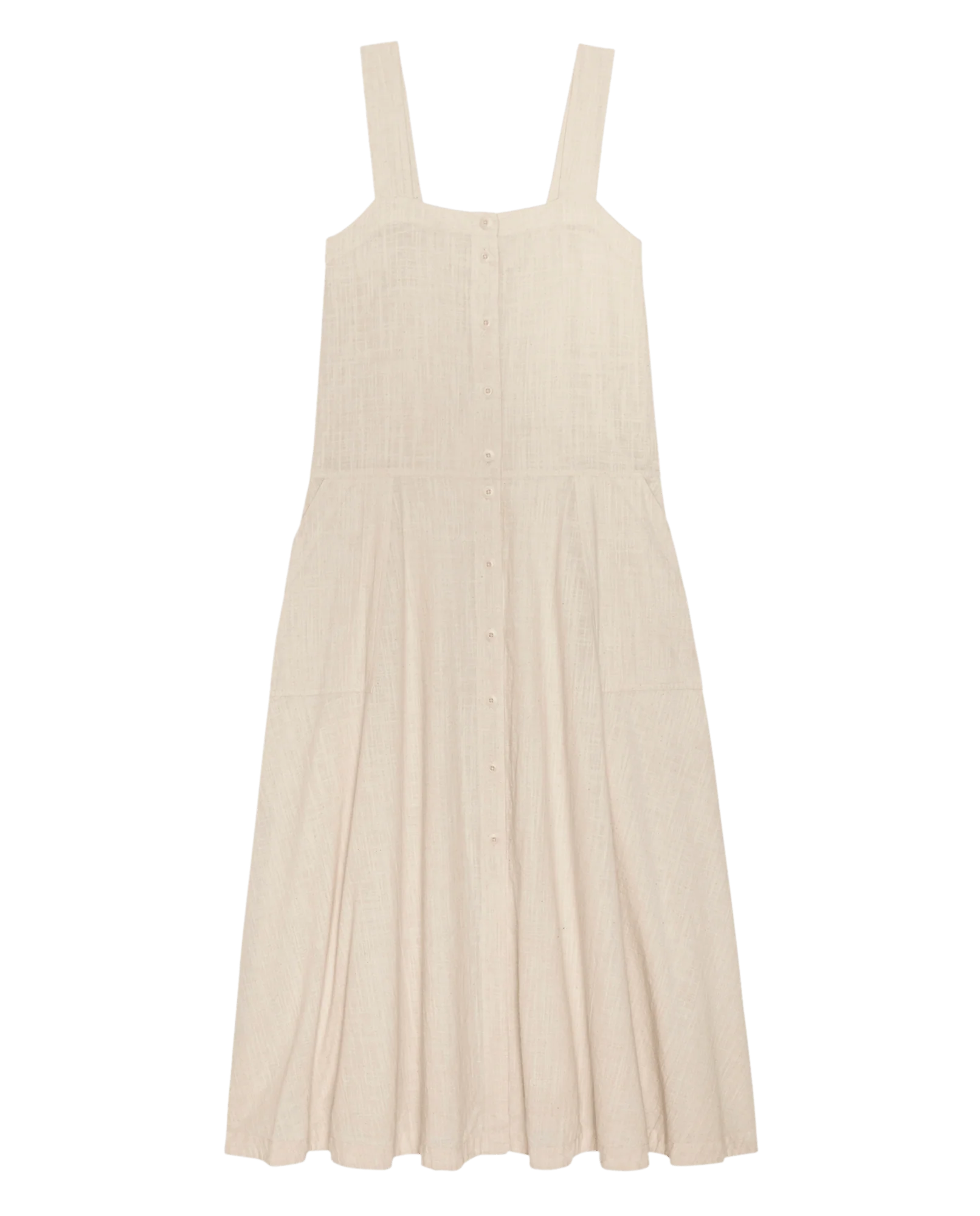 The Apron Dress. -- Natural - Image 6