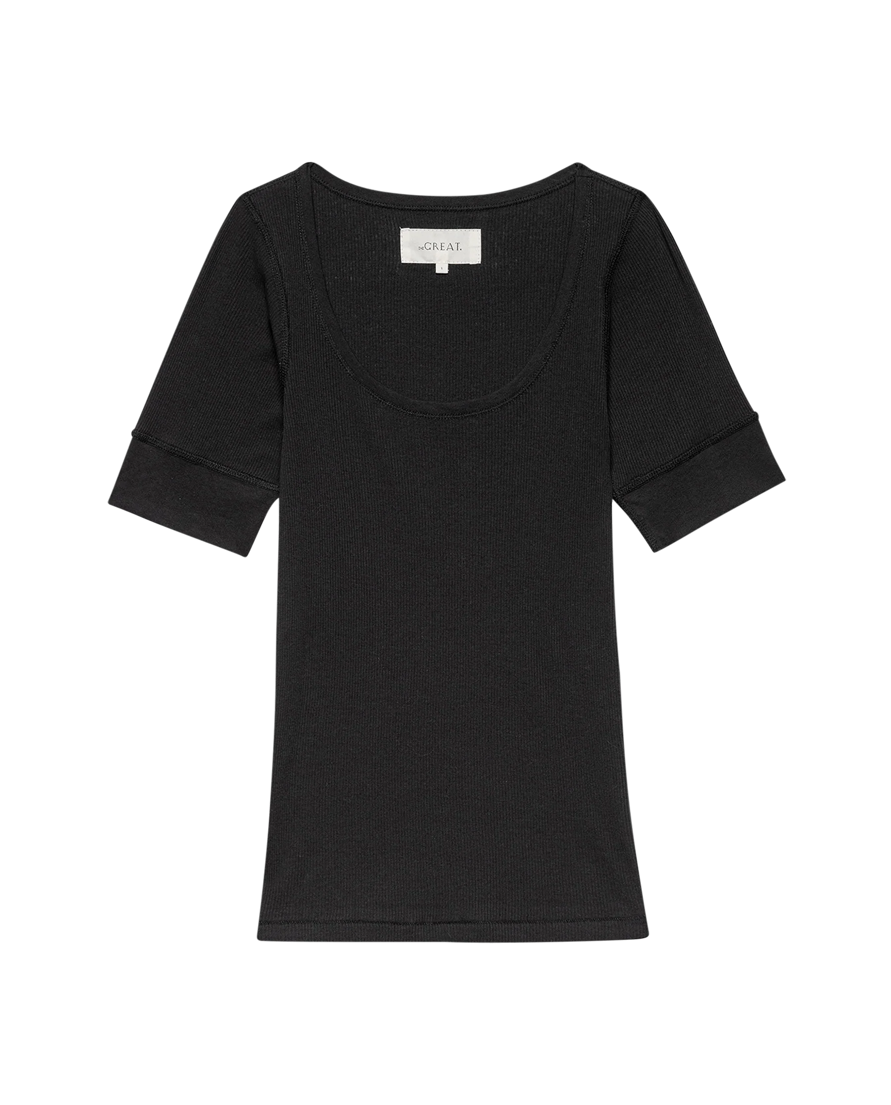 The Baby Rib Ballet Tee. -- Almost Black - Image 5