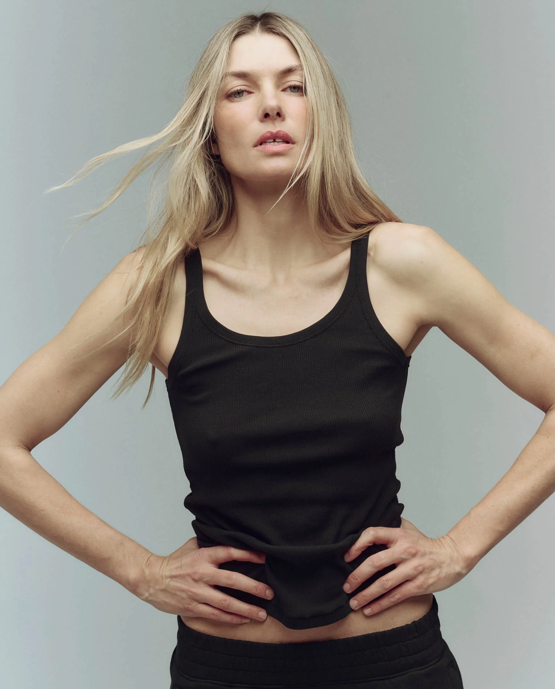 The Baby Rib Tank. -- Almost Black - Image 4