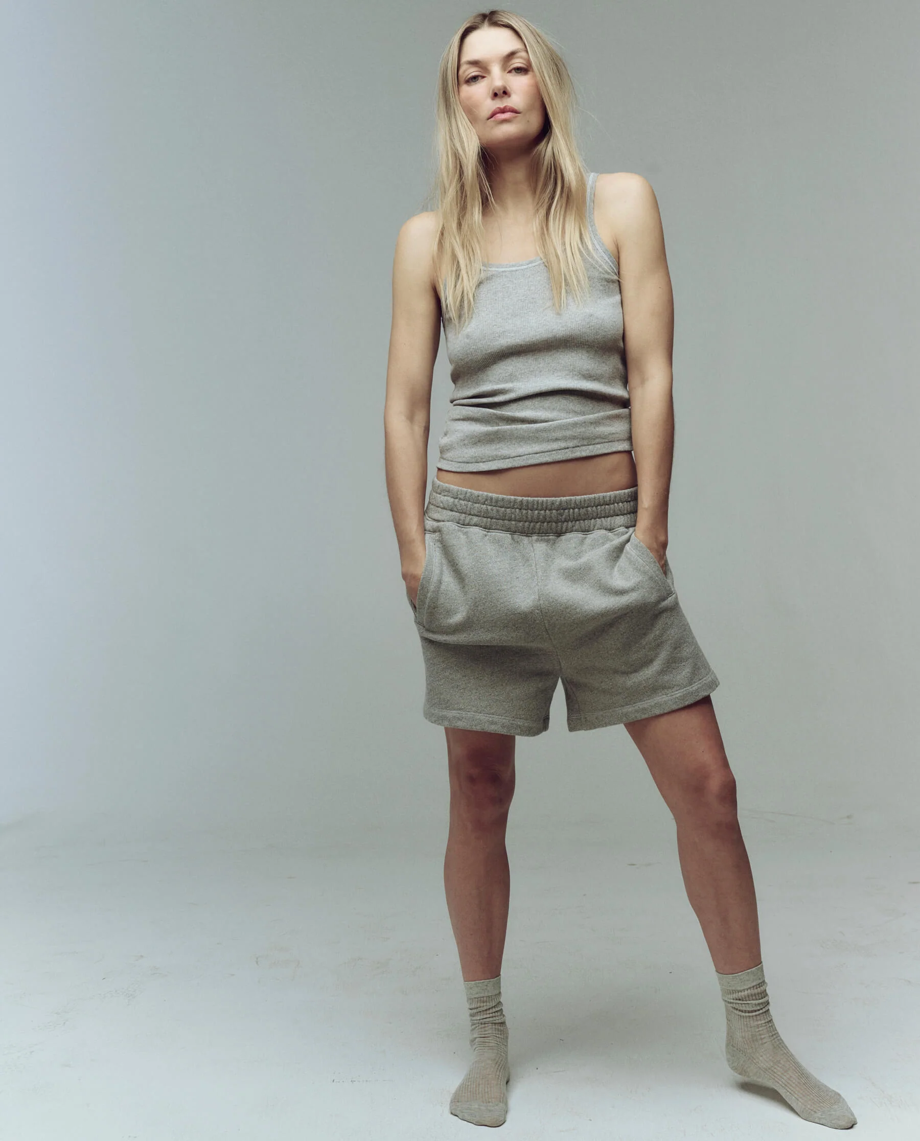 The Baby Rib Tank. -- Heather Grey - Image 4