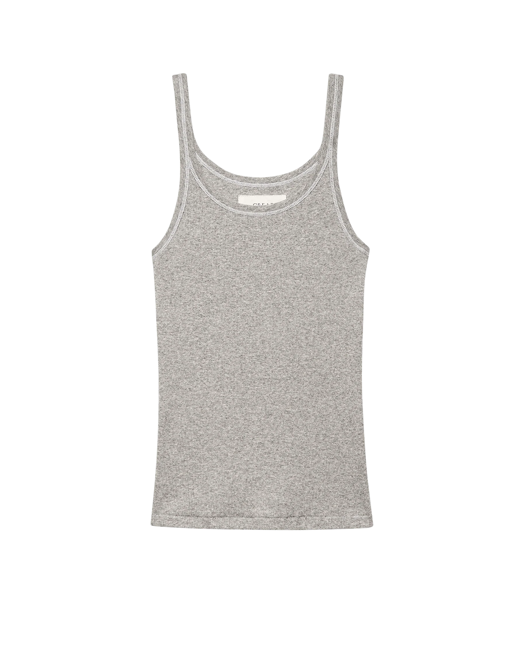 The Baby Rib Tank. -- Heather Grey - Image 5