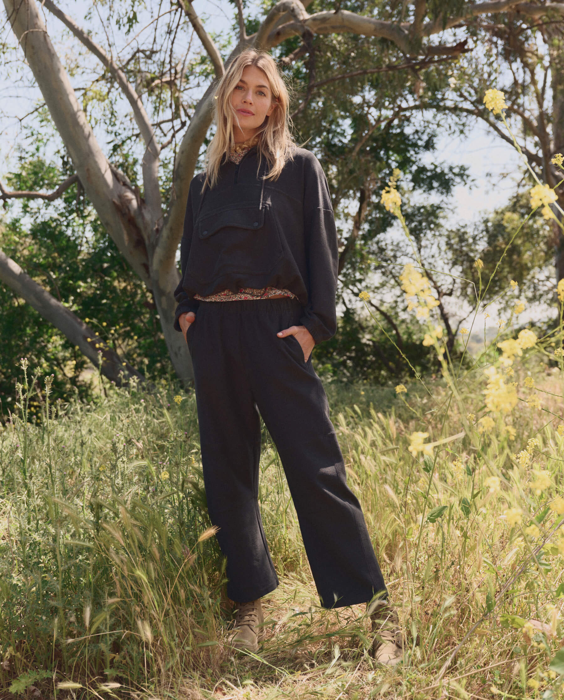 The Basecamp Pullover. -- Washed Black - Image 2