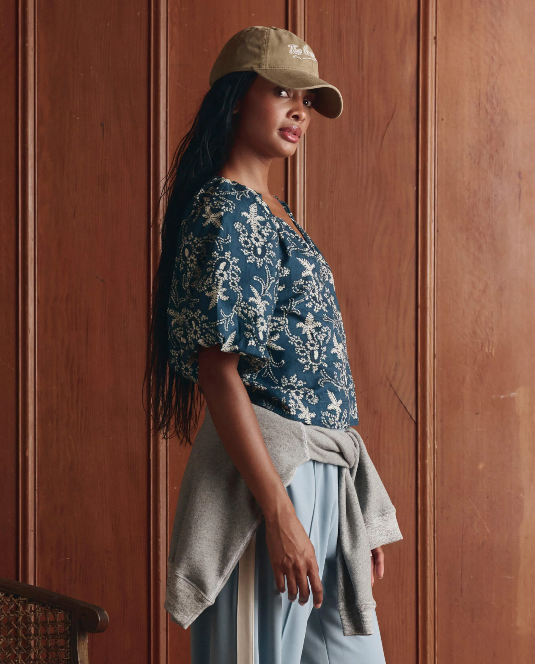 The Blythe Top. -- Indigo Bandana - Image 2