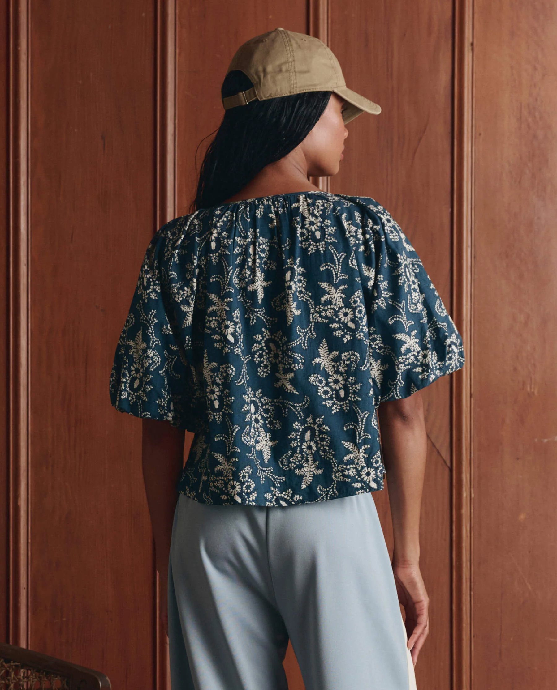 The Blythe Top. -- Indigo Bandana - Image 3
