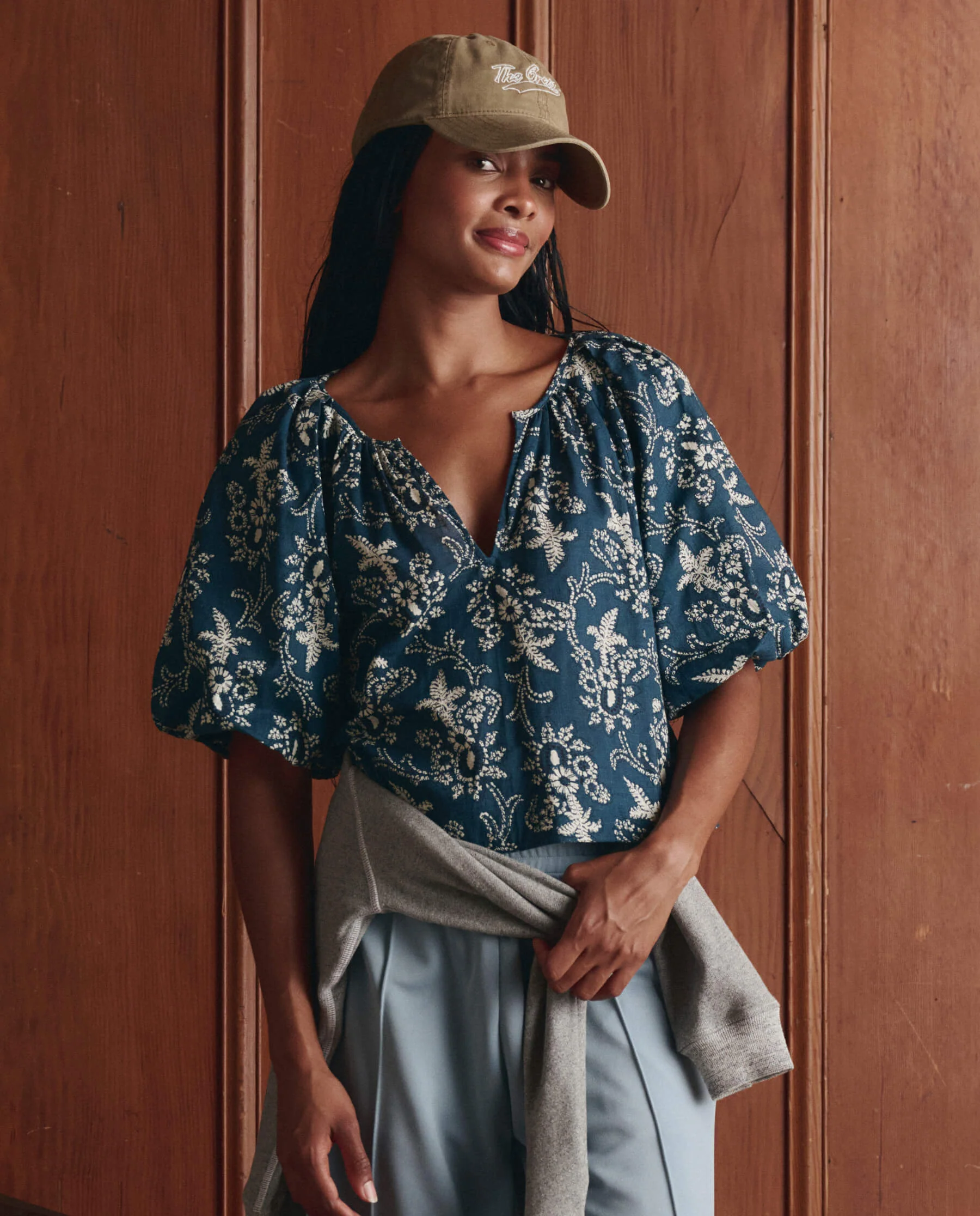 The Blythe Top. -- Indigo Bandana - Image 4