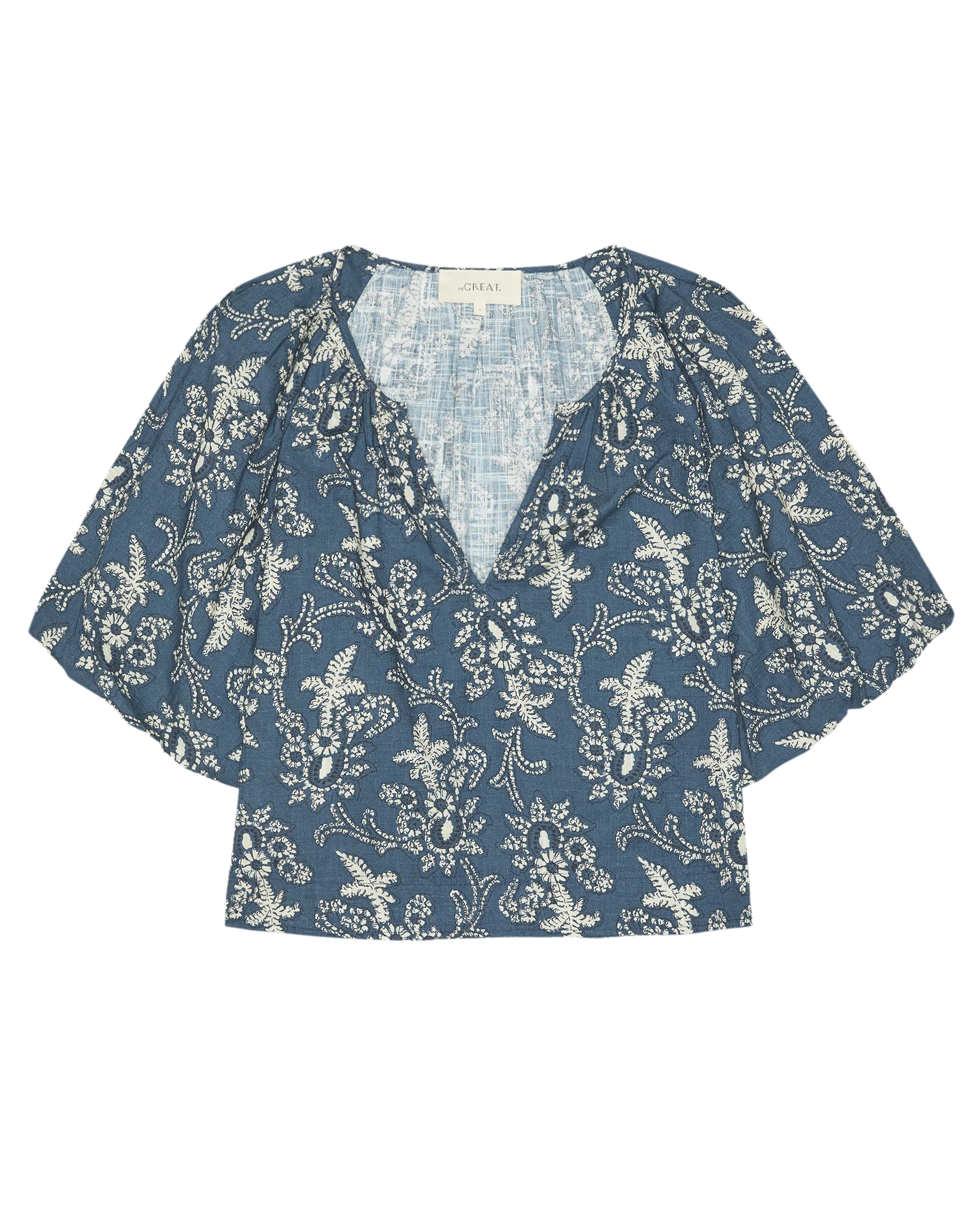 The Blythe Top. -- Indigo Bandana - Image 5