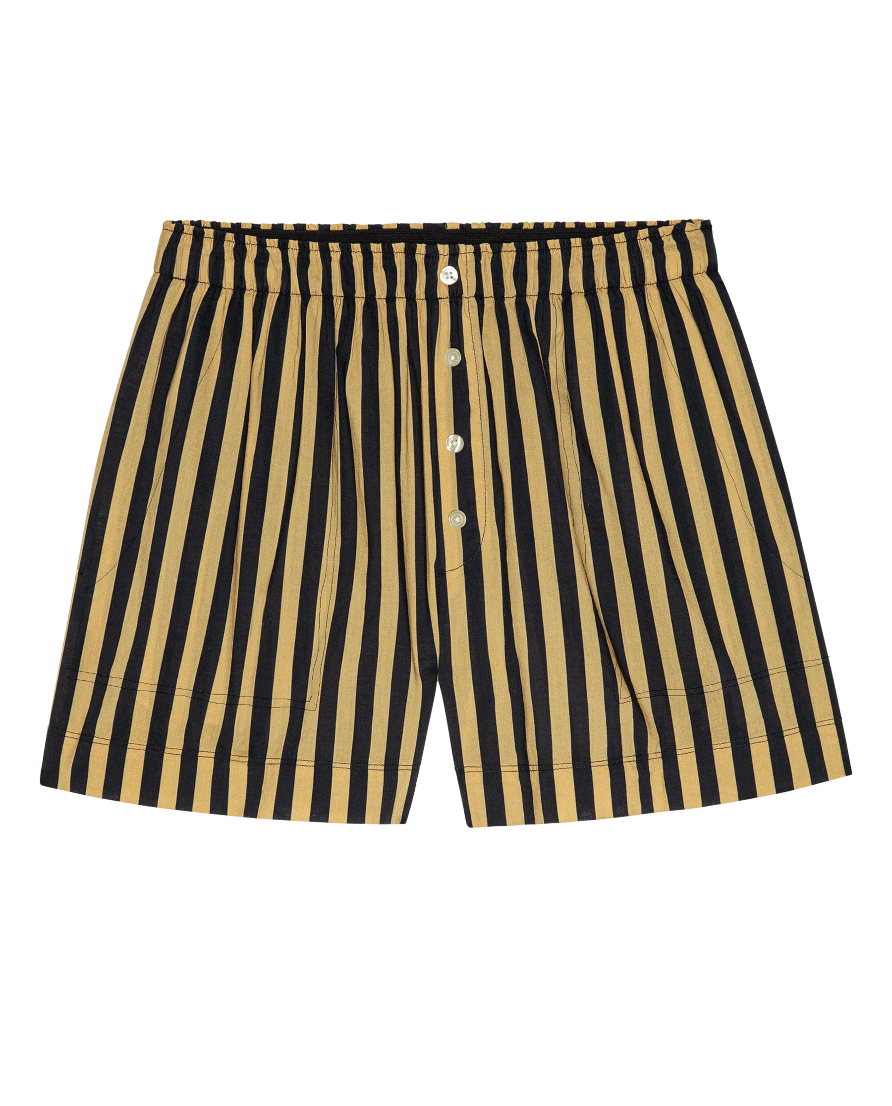 The Boxer Short. -- Khaki/Black Club Stripe - Image 6