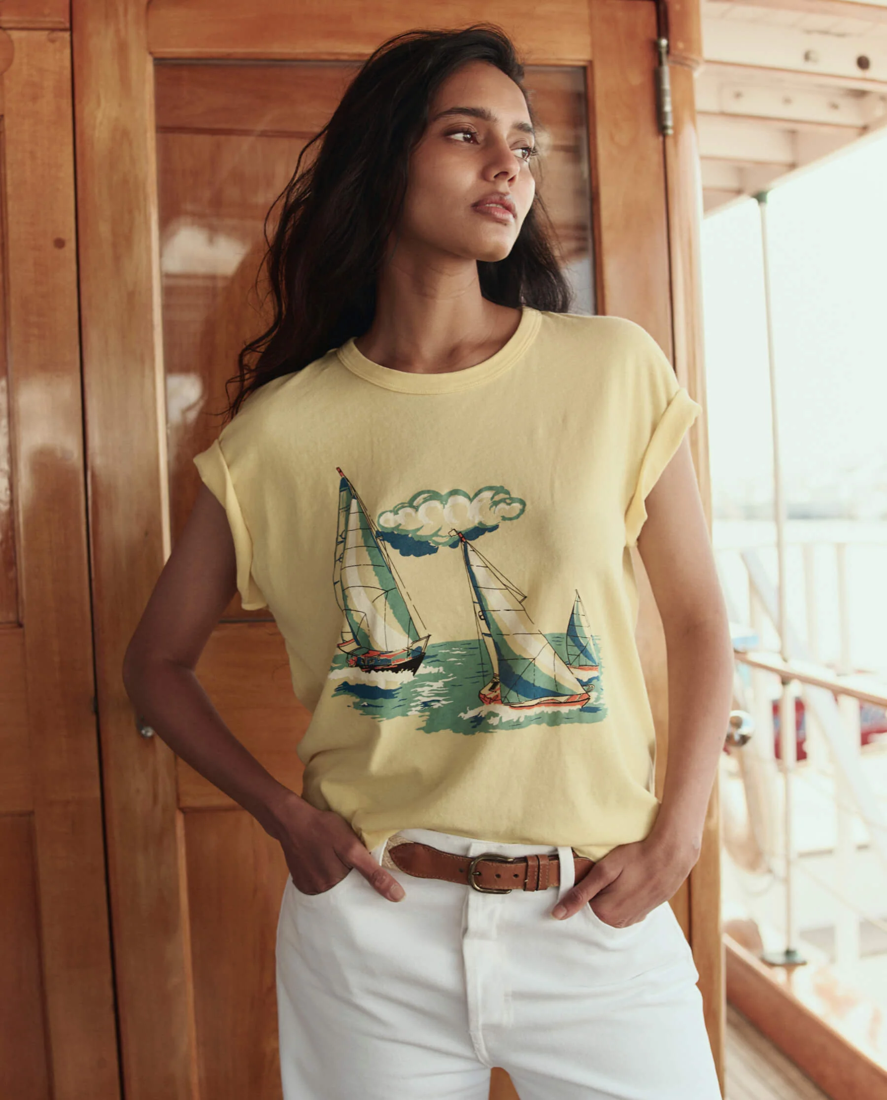 The Boxy Crew w/ Sailing Boats Graphic. -- Sunbeam - Image 3
