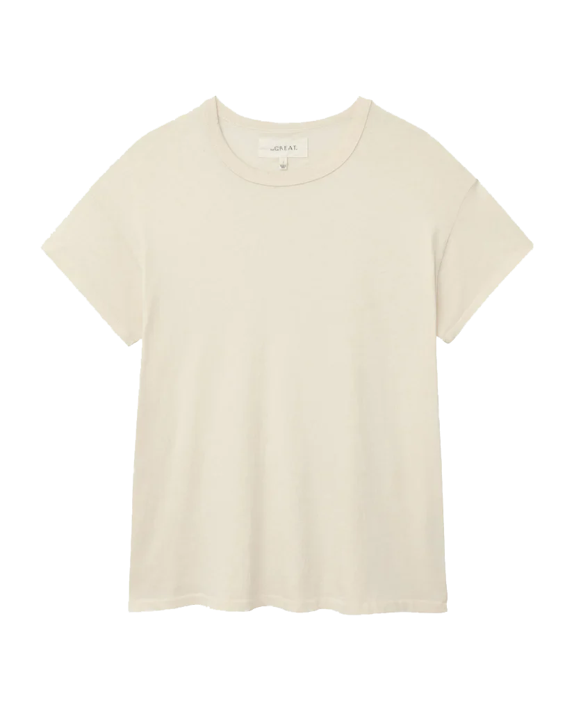 The Boxy Crew. Solid -- Washed White - Image 5