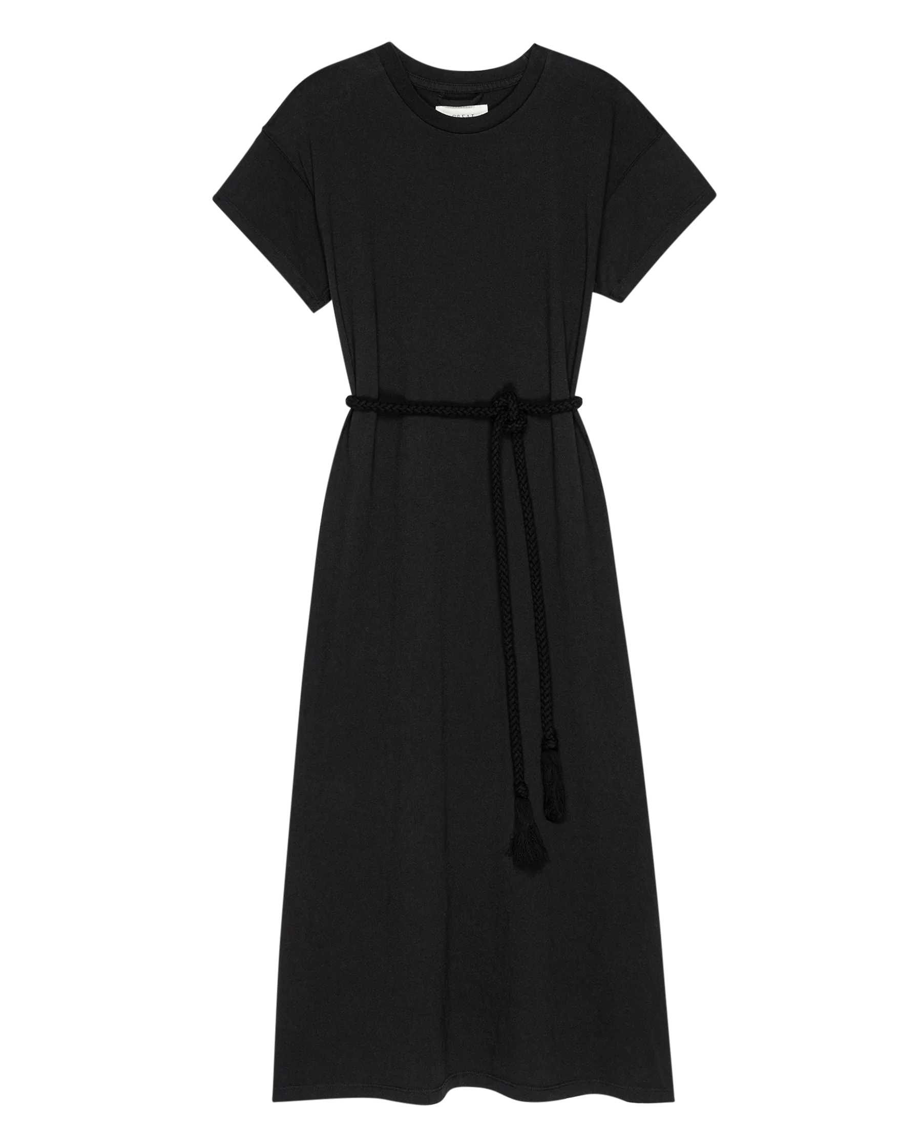 The Boxy Tee Dress. -- Almost Black - Image 6
