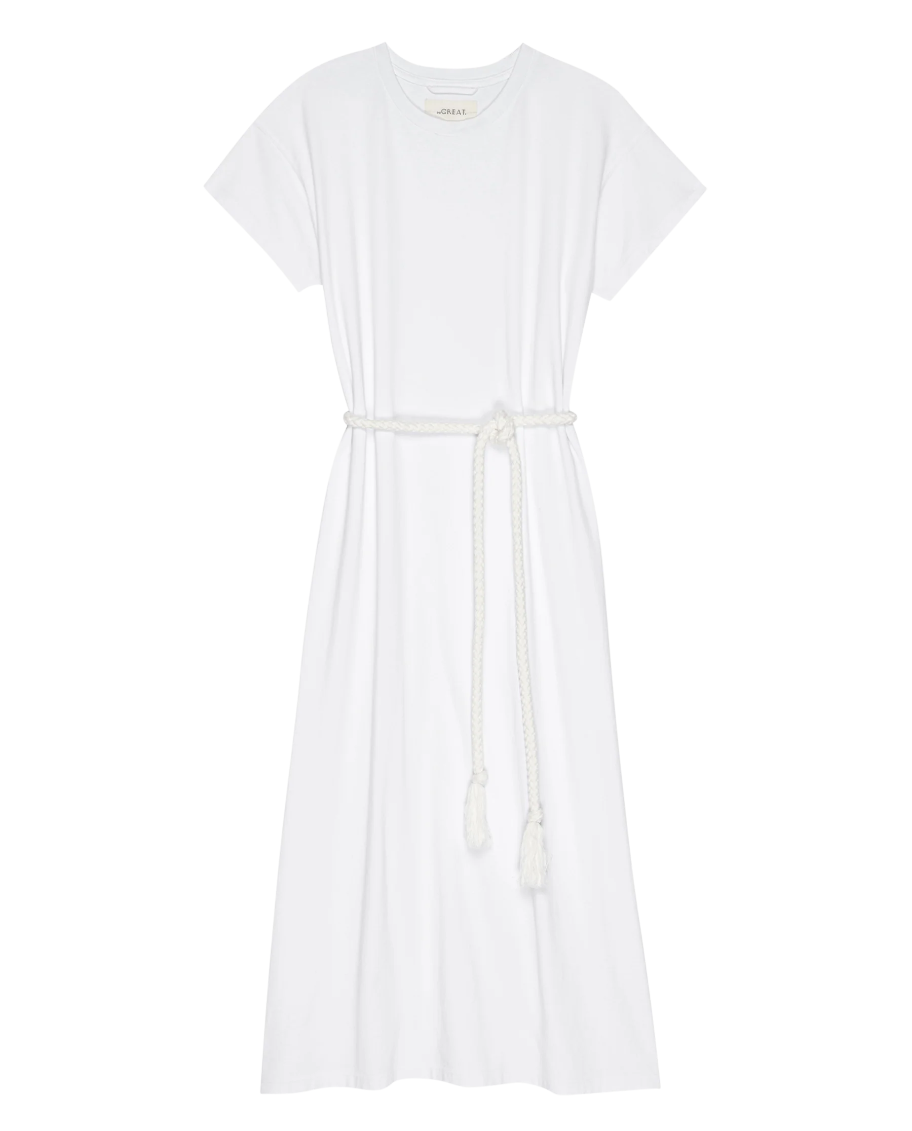 The Boxy Tee Dress. -- True White - Image 5