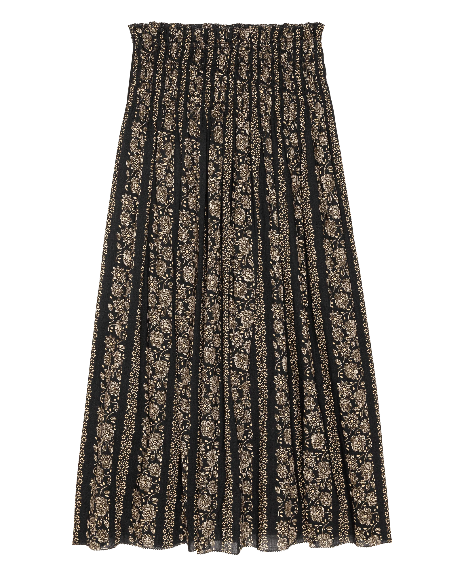 The Canary Skirt. -- Black And Cream Token Floral - Image 5