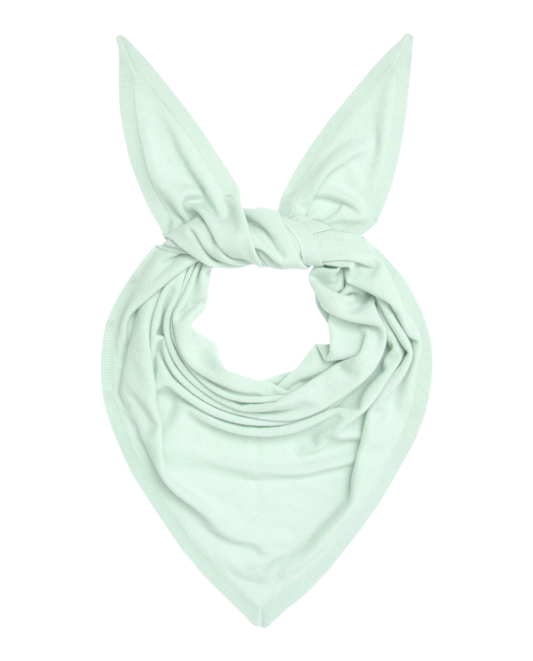 The Cashmere Kerchief Scarf. -- Mint - Image 4