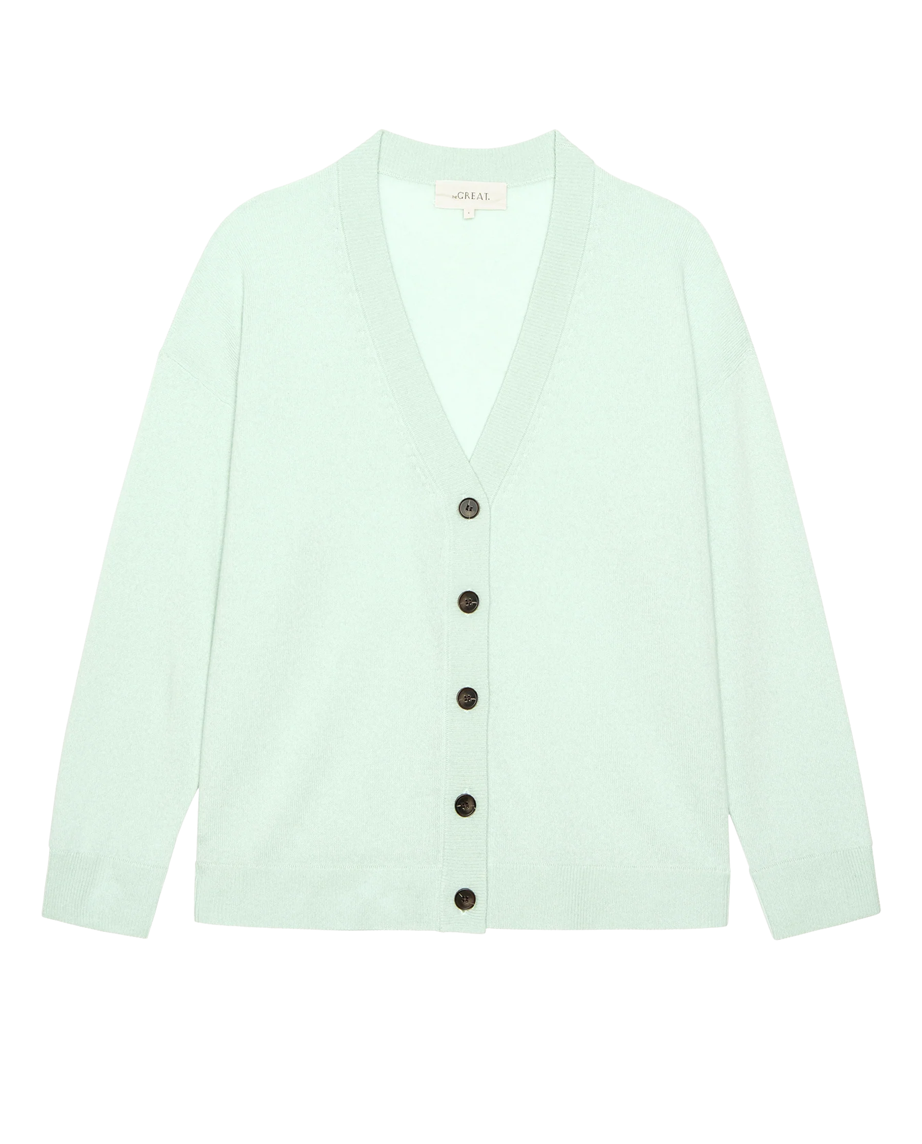 The Cashmere Slouch Cardigan. -- Mint - Image 5