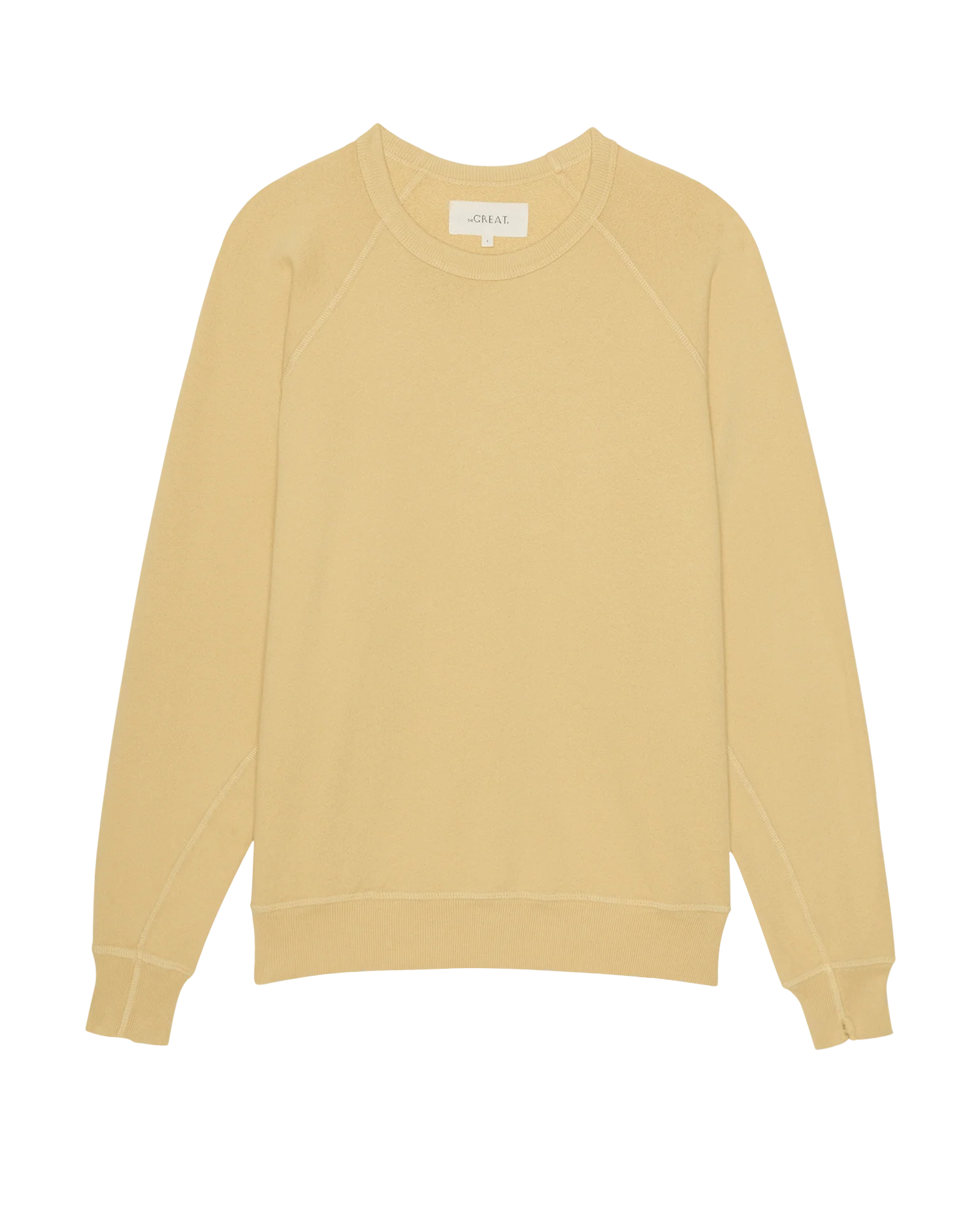 The College Sweatshirt. Solid -- Butter Yellow - Image 5