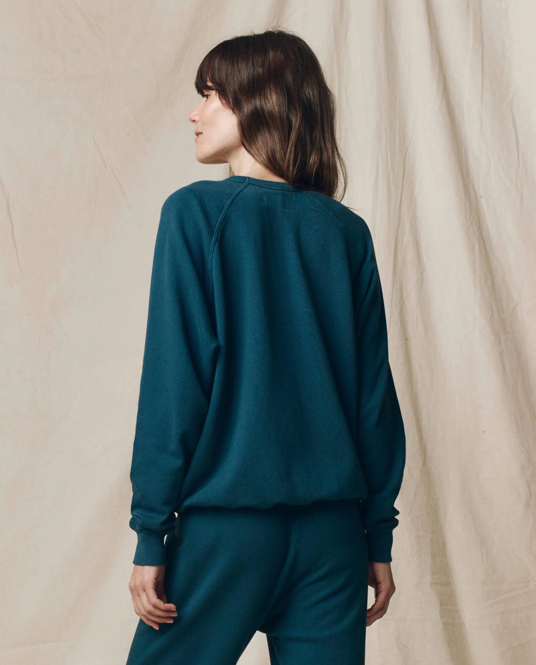 The College Sweatshirt. Solid -- Dark Slate - Image 2