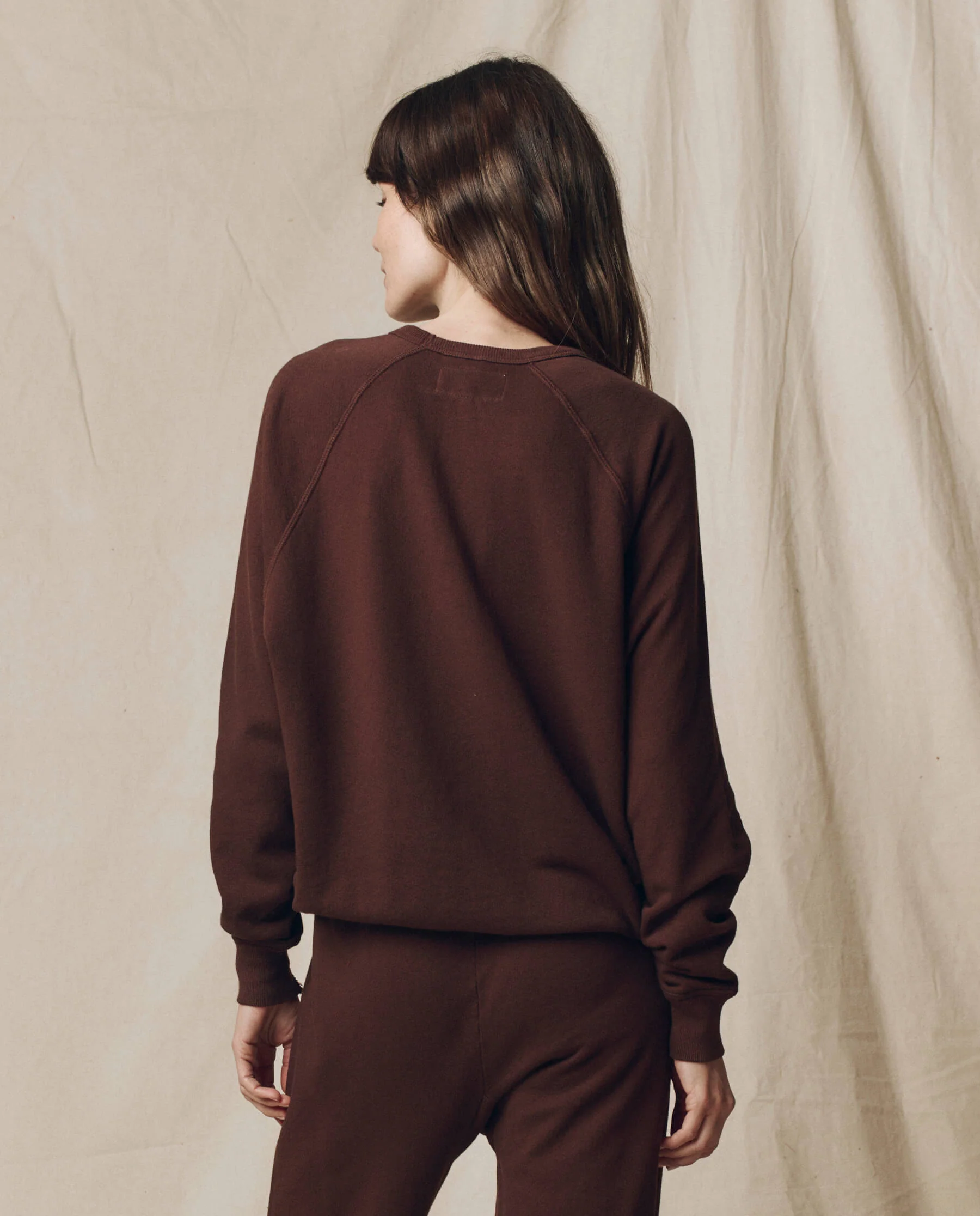 The College Sweatshirt. Solid -- Driftwood - Image 2