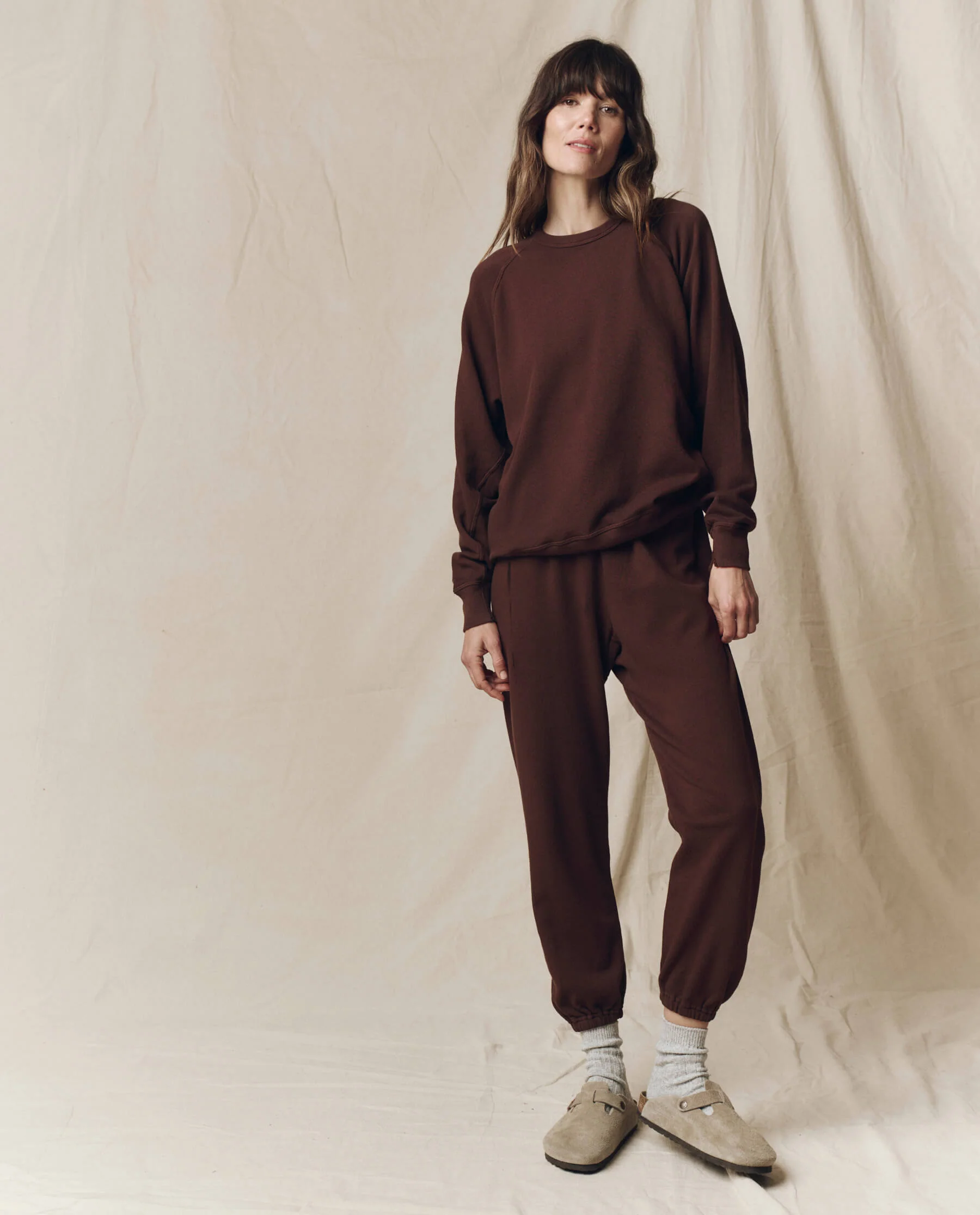 The College Sweatshirt. Solid -- Driftwood - Image 4