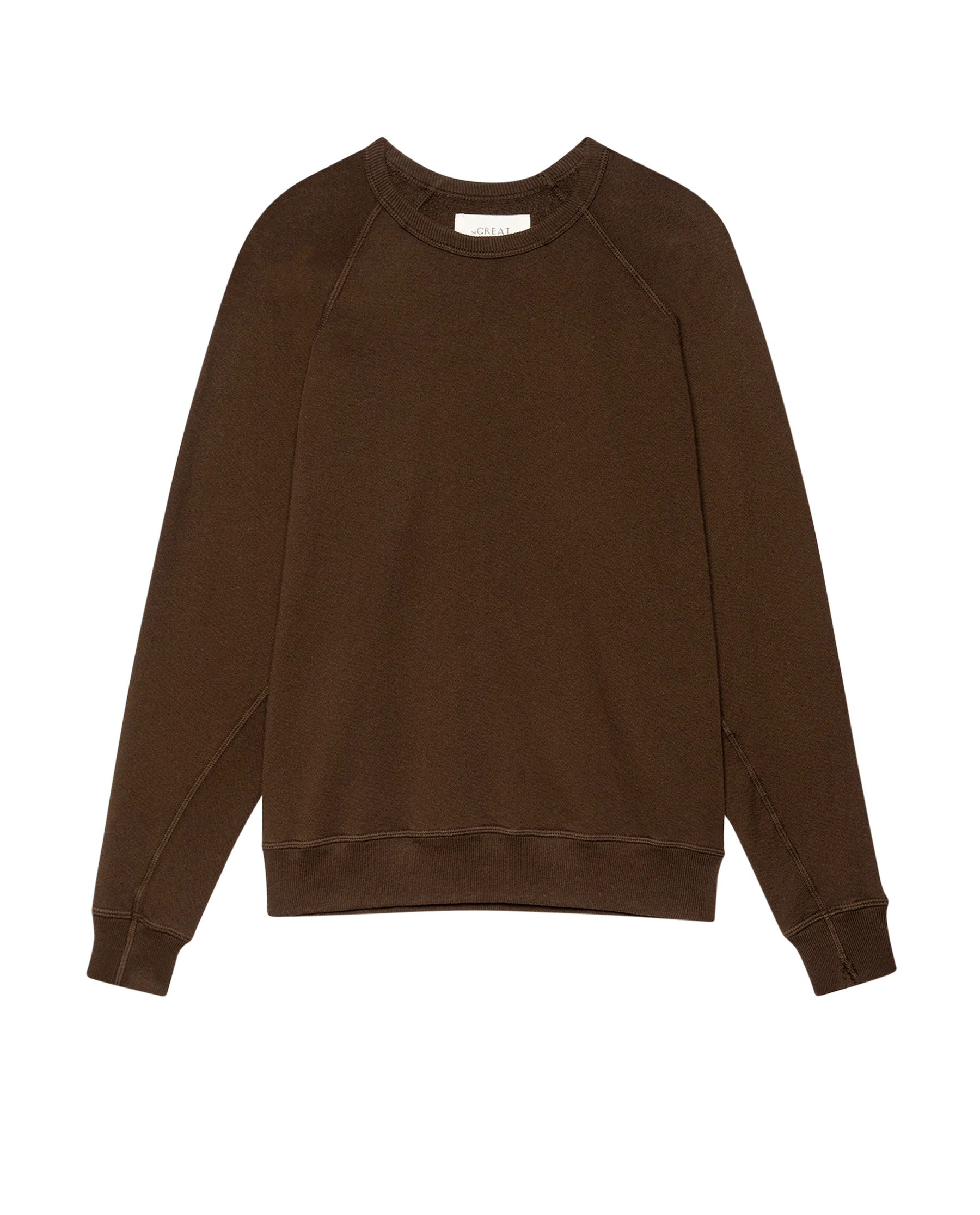 The College Sweatshirt. Solid -- Driftwood - Image 5