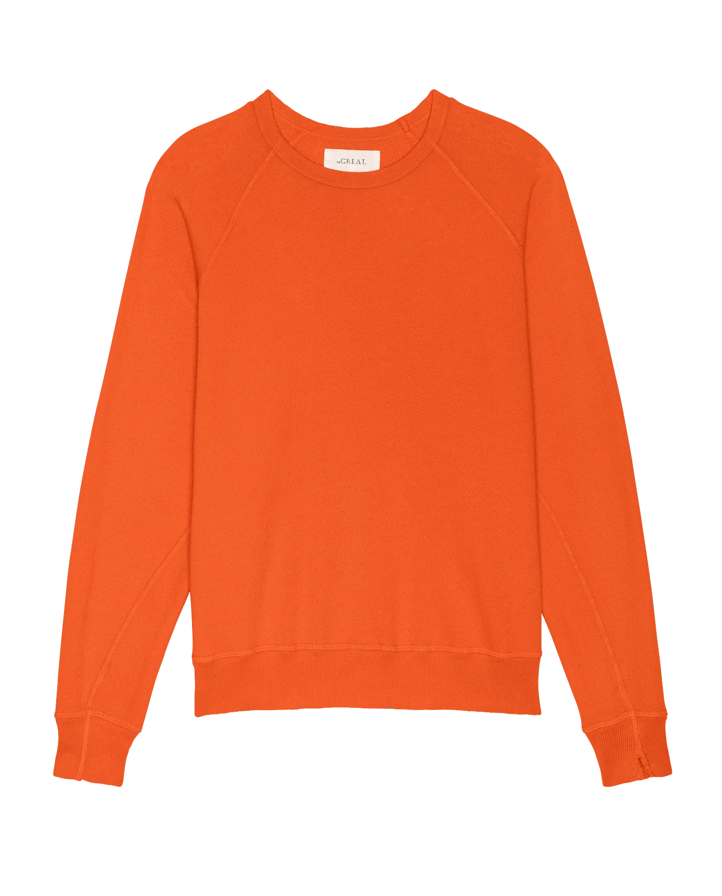 The College Sweatshirt. Solid -- Persimmon - Image 5