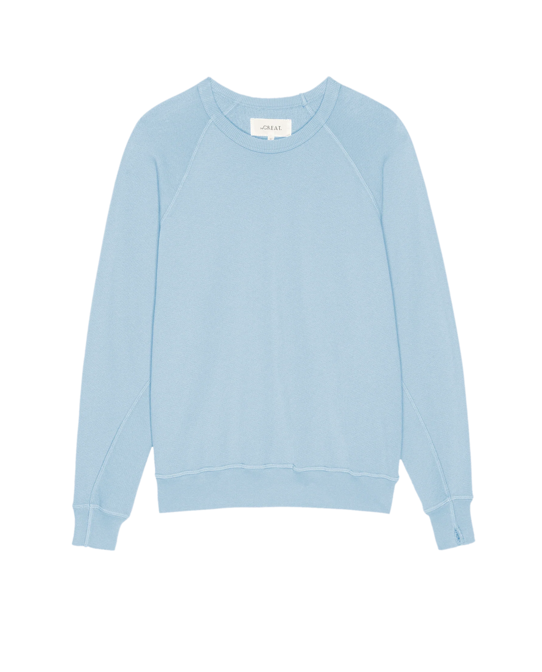 The College Sweatshirt. Solid -- Vista Blue - Image 5