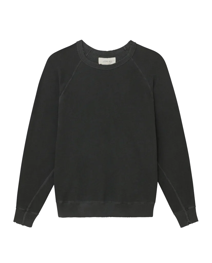 The College Sweatshirt. Solid -- Washed Black - Image 5