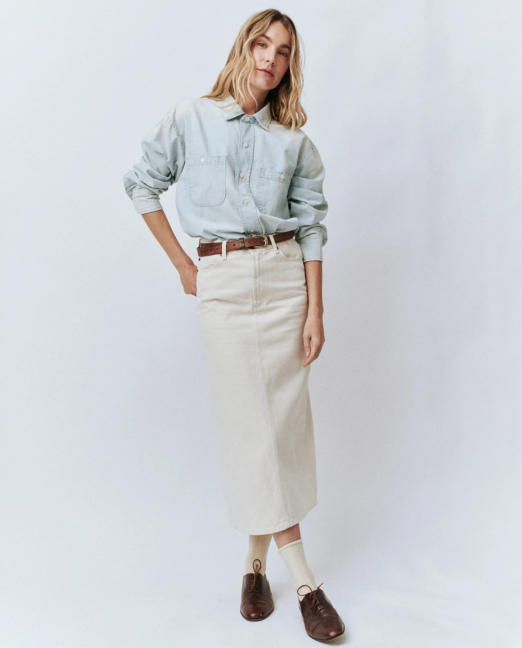 The Column Skirt. -- Natural - Image 3