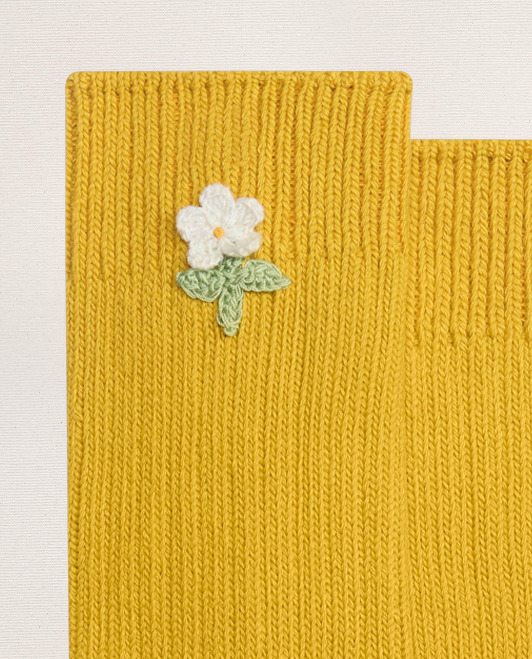 The Crochet Flower Sock (1 Flower). -- Marigold - Image 2