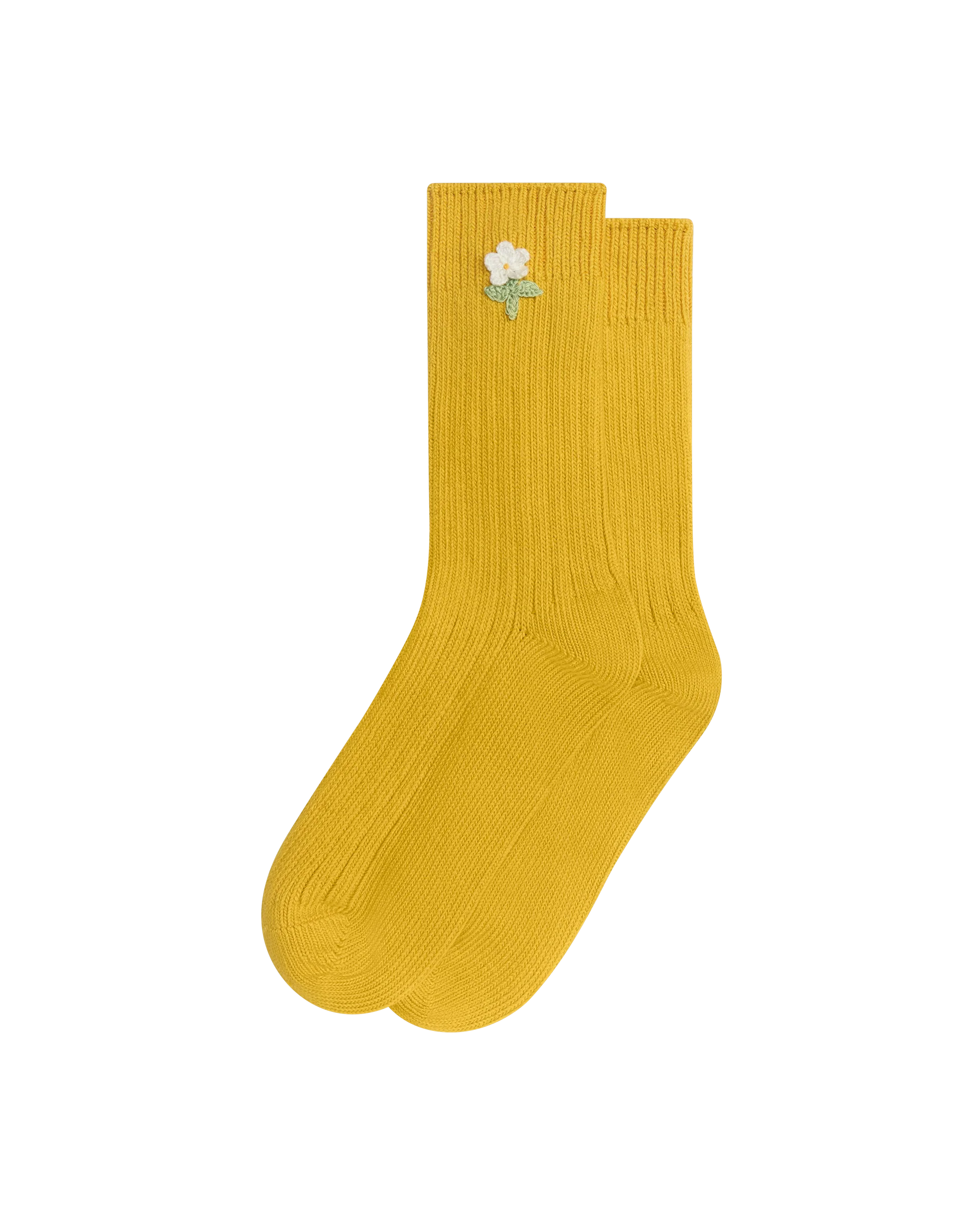 The Crochet Flower Sock (1 Flower). -- Marigold - Image 3