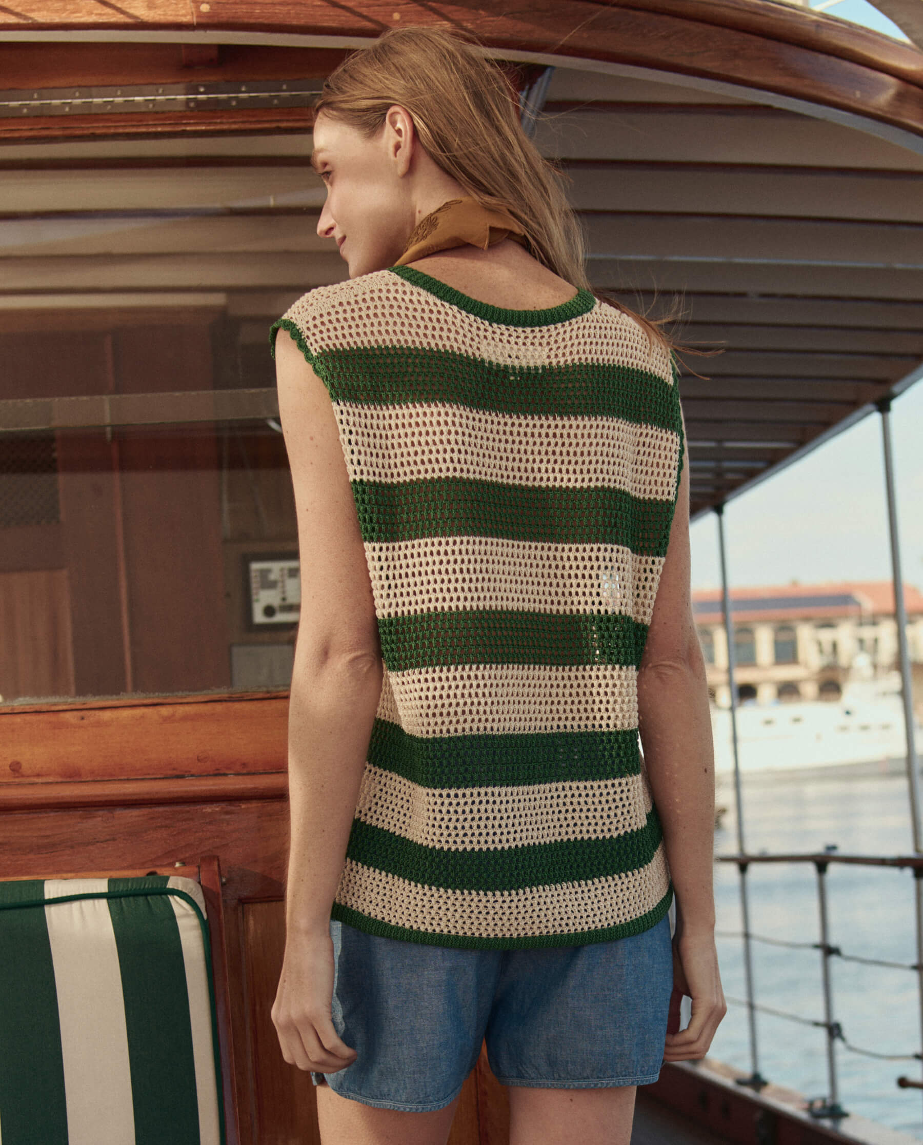 The Crochet Sweater Shell. -- Grove And Cream - Image 3