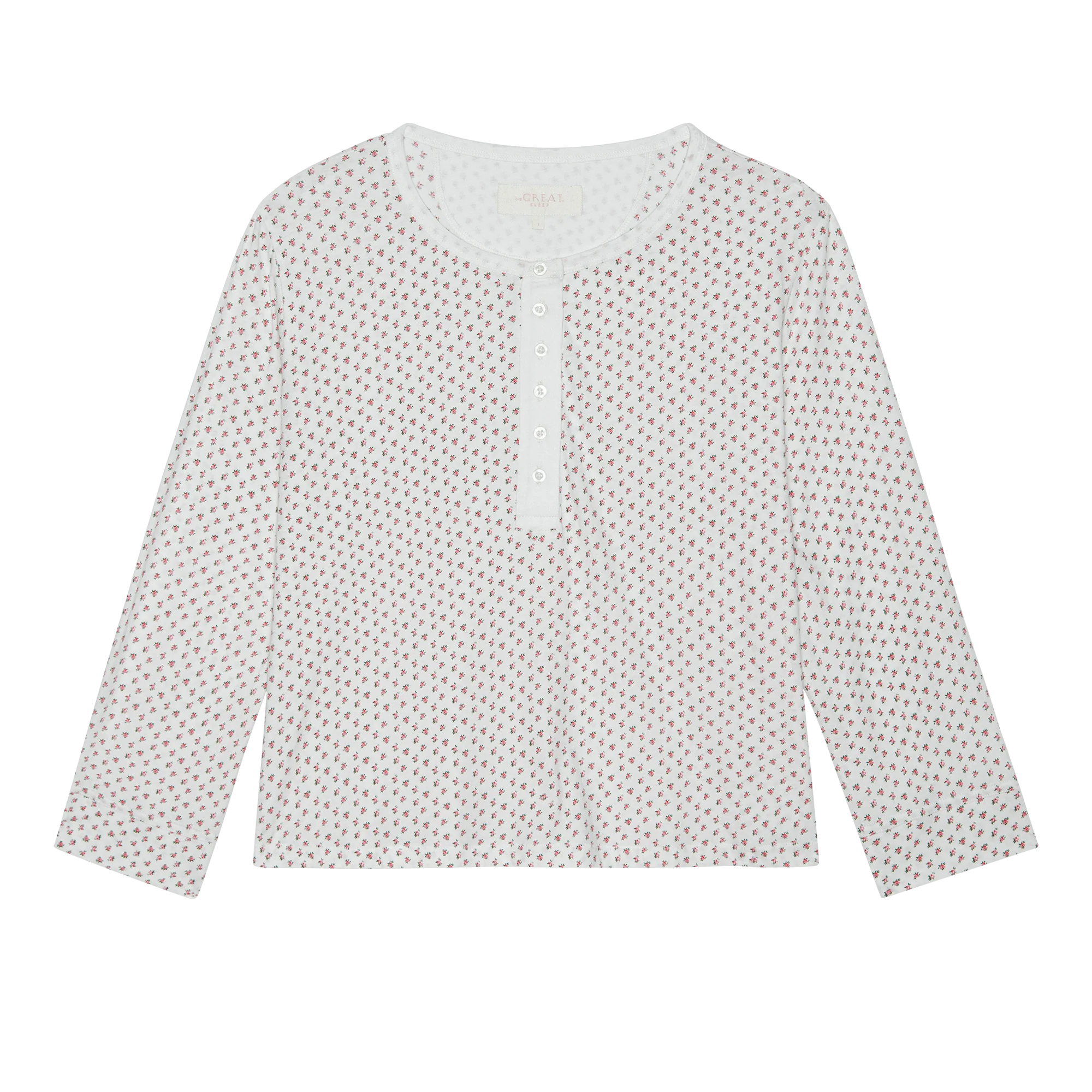 The Crop Sleep Henley. -- Calico Rose - Image 6