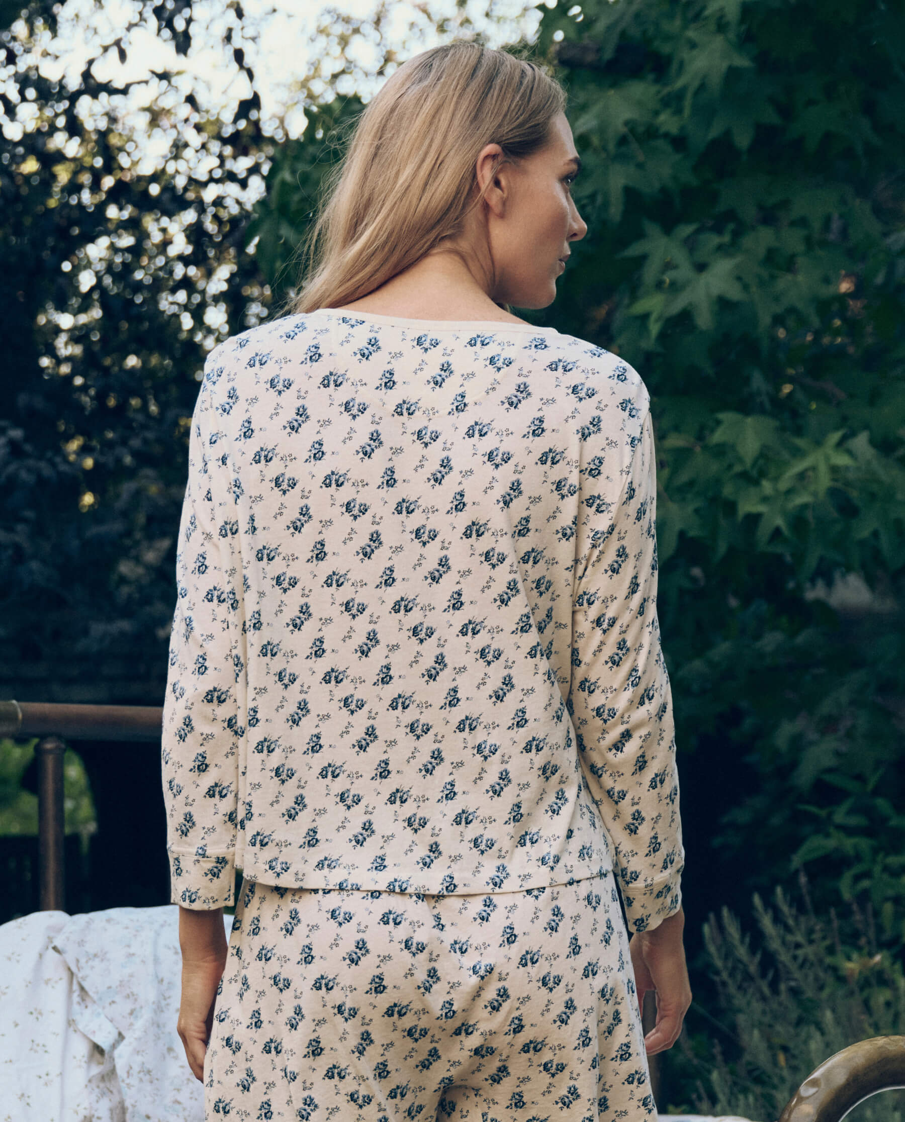 The Crop Sleep Henley. -- Indigo Rose - Image 5