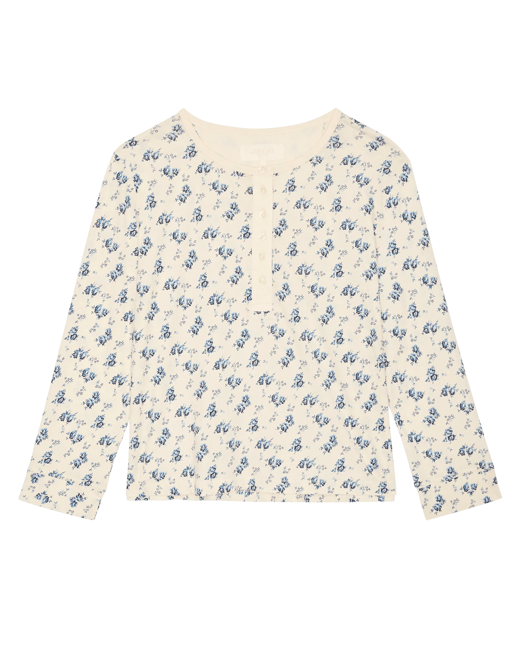The Crop Sleep Henley. -- Indigo Rose - Image 6