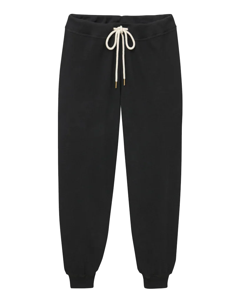 The Cropped Sweatpant. Solid -- Almost Black - Image 6