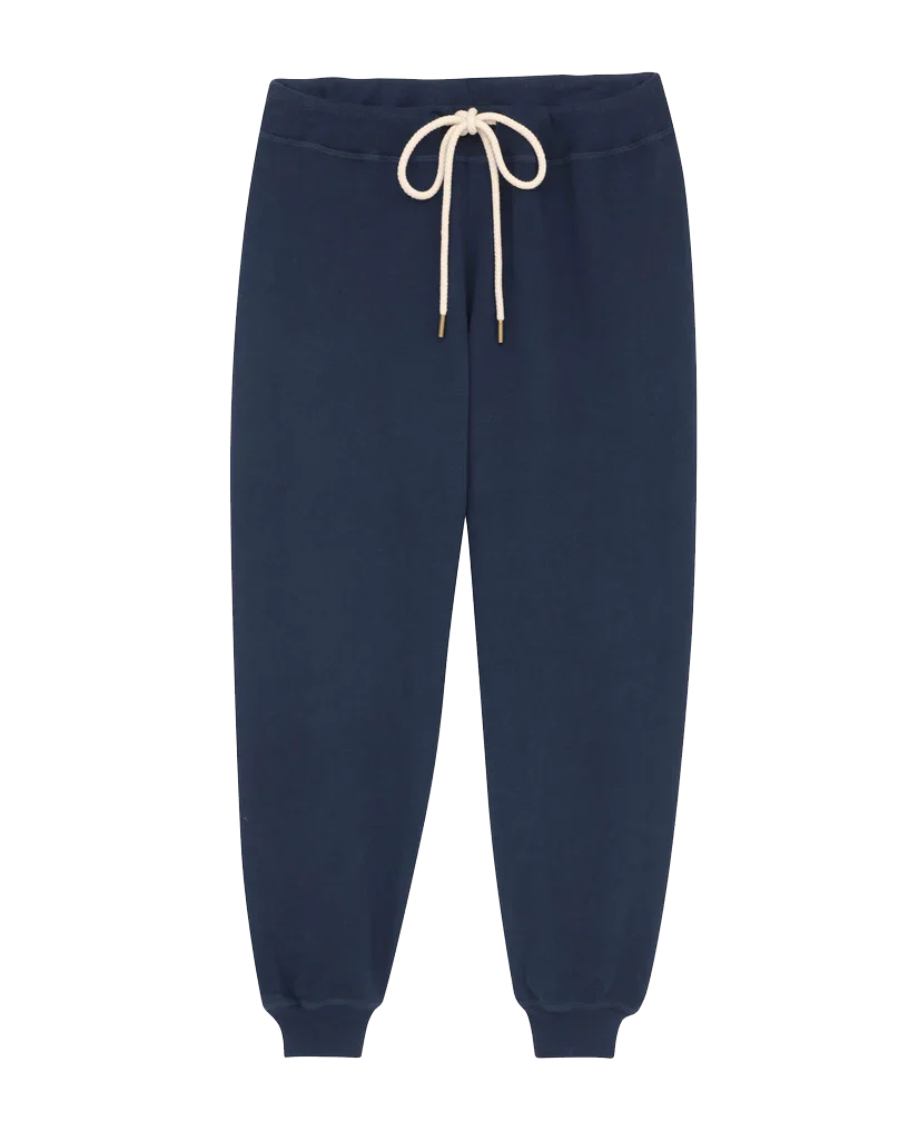 The Cropped Sweatpant. Solid -- True Navy - Image 6