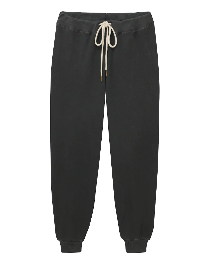 The Cropped Sweatpant. Solid -- Washed Black - Image 6