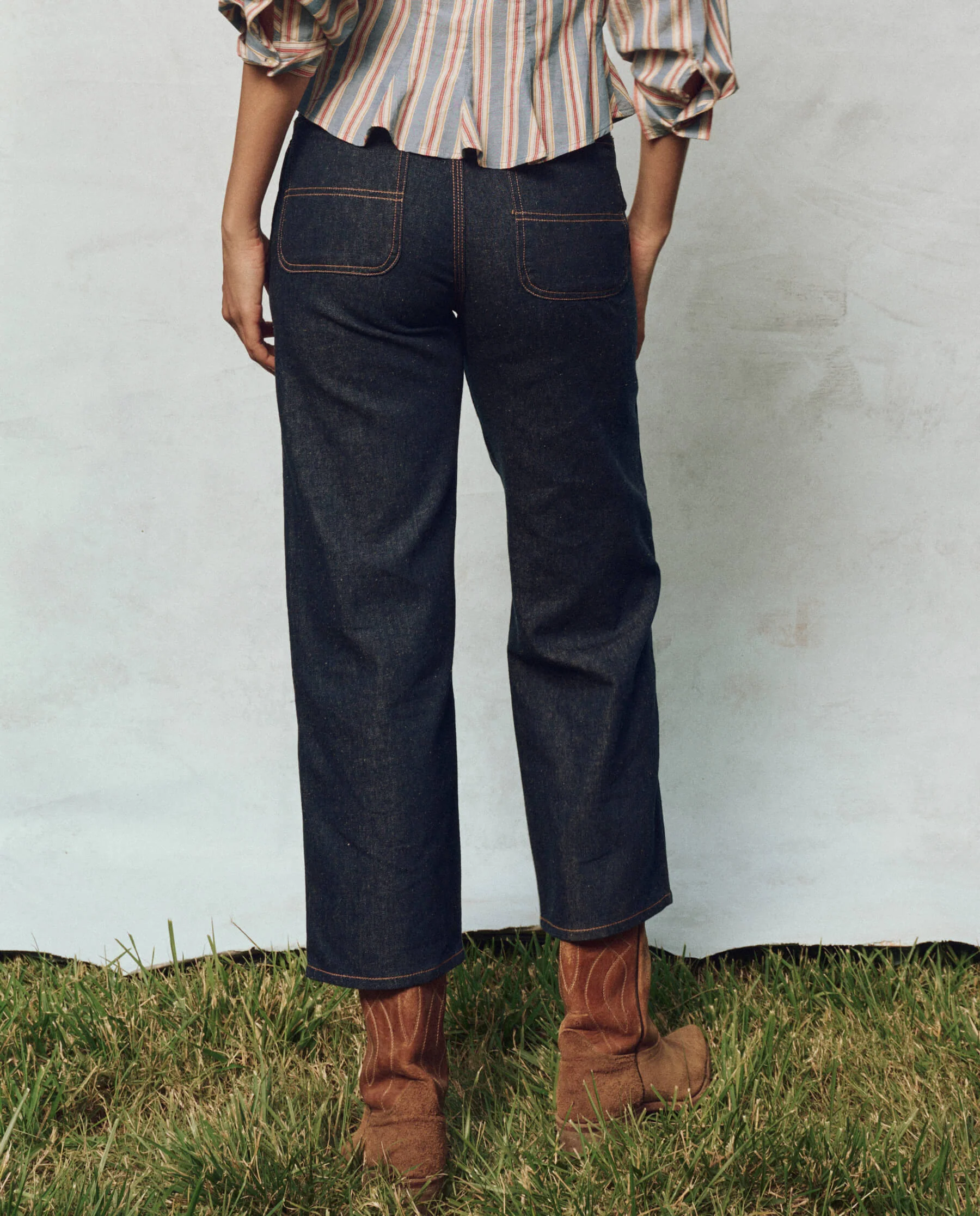 The Cropped Workwear Jean. -- Rinse - Image 2