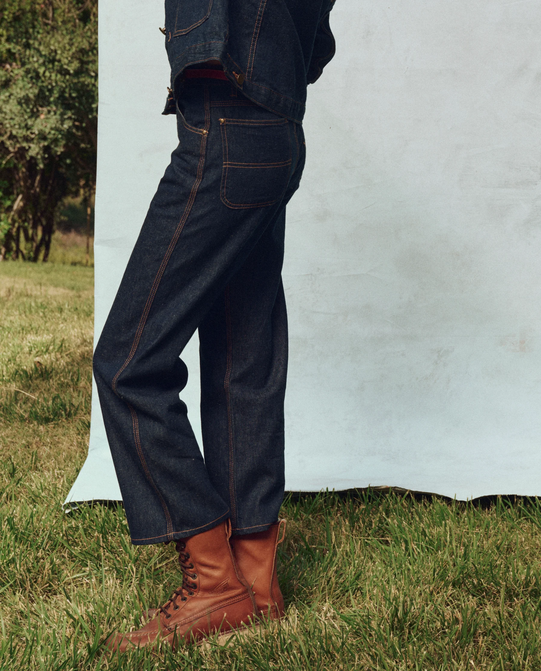 The Cropped Workwear Jean. -- Rinse - Image 3