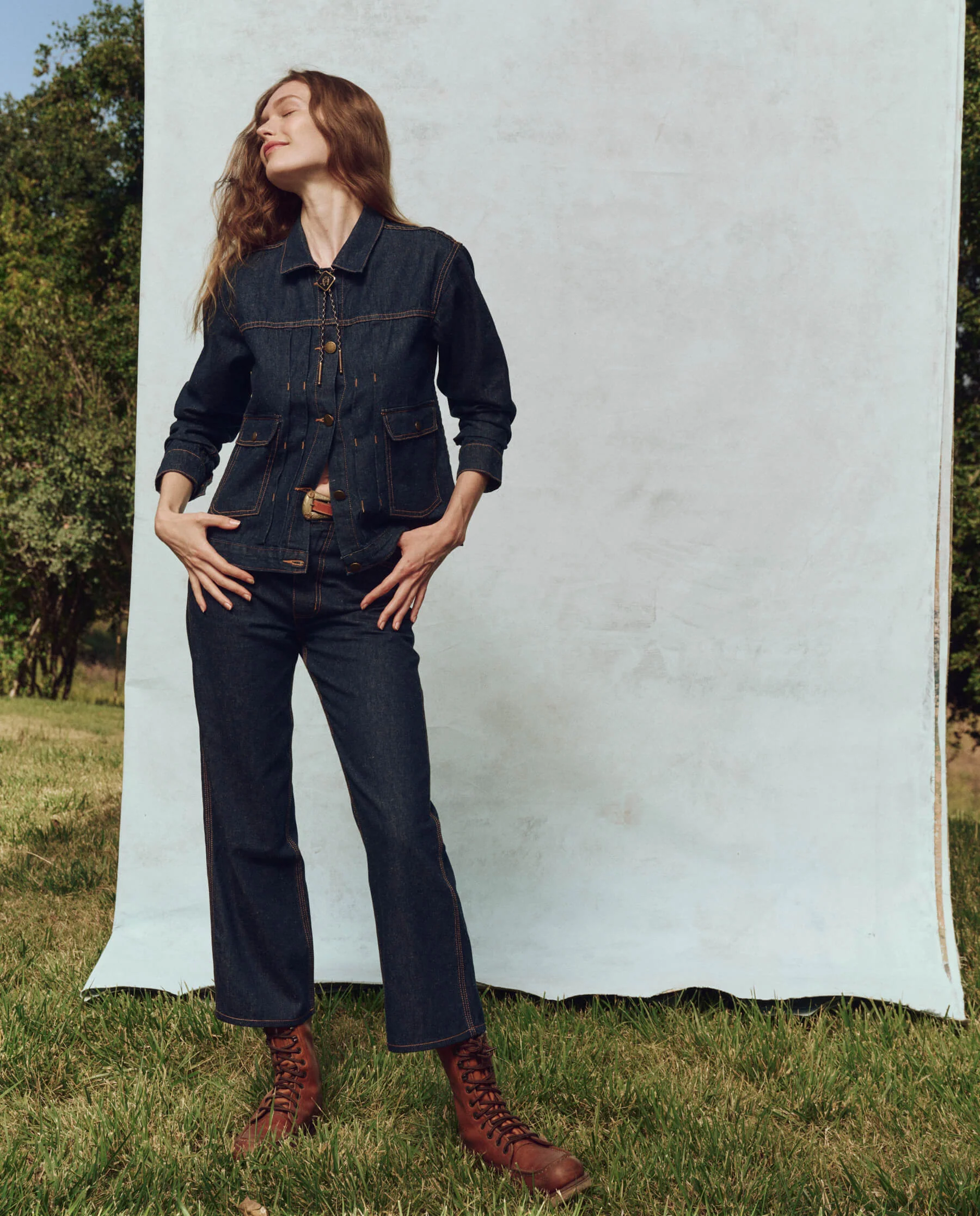 The Cropped Workwear Jean. -- Rinse - Image 4