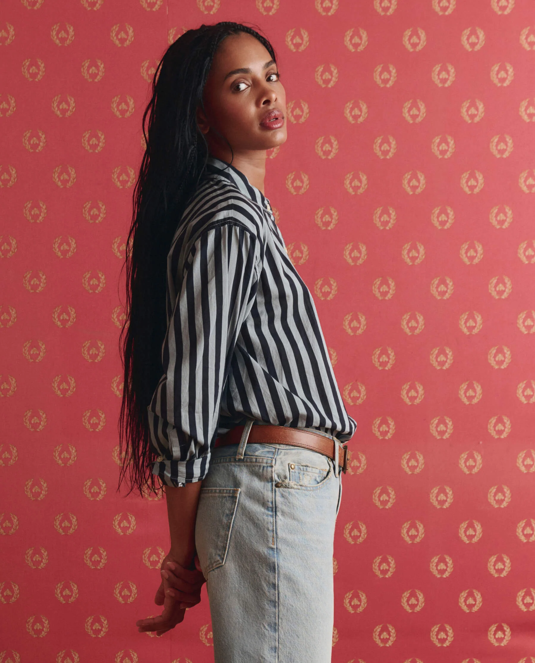 The Daily Button Up. -- Blue Club Stripe - Image 2