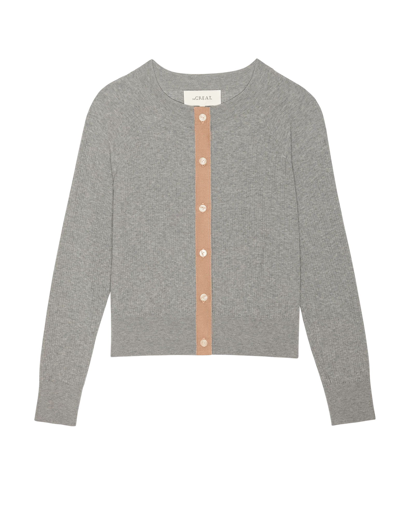 The Dainty Cardigan. -- Heather Grey - Image 6