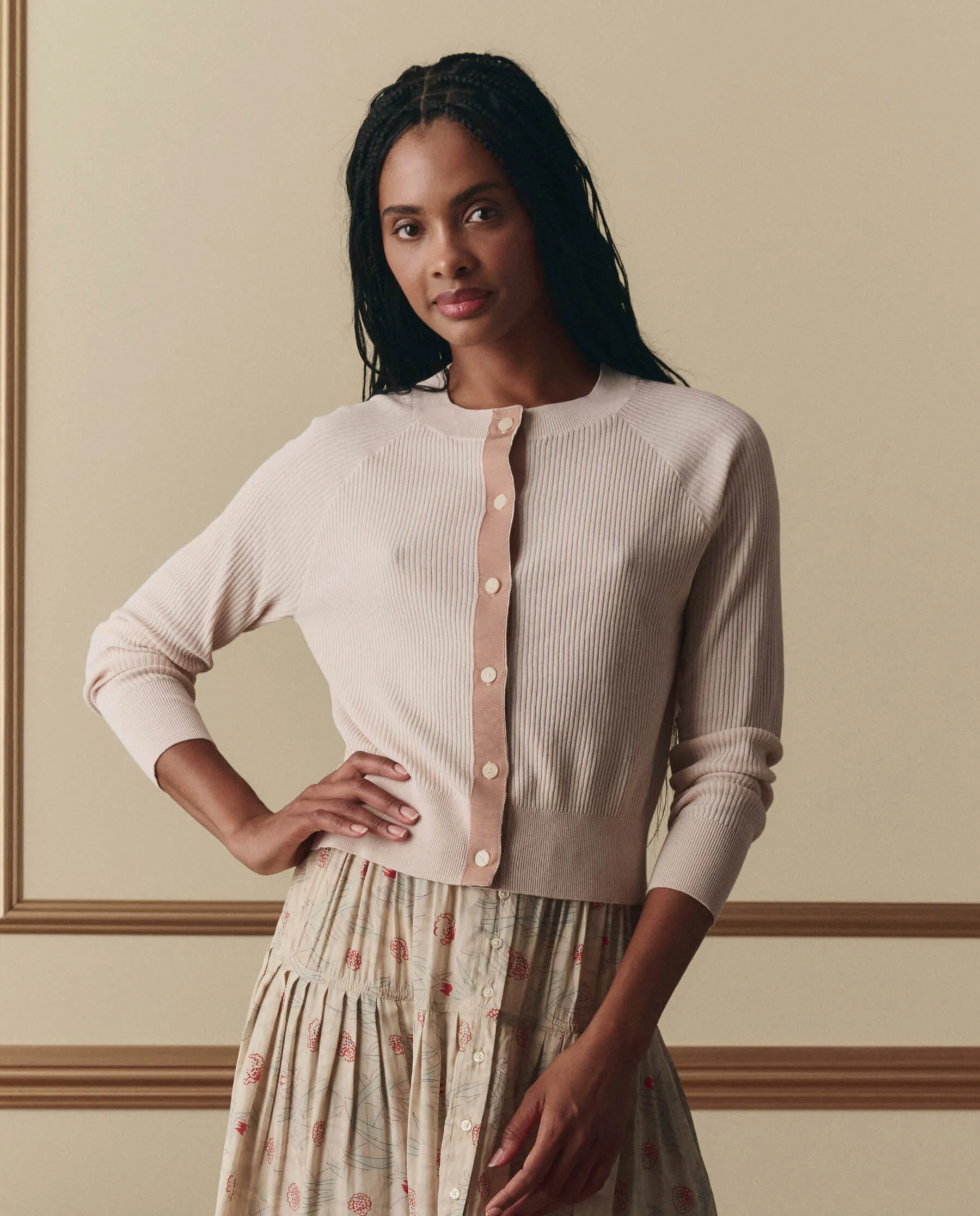 The Dainty Cardigan. -- Soft Petal - Image 3