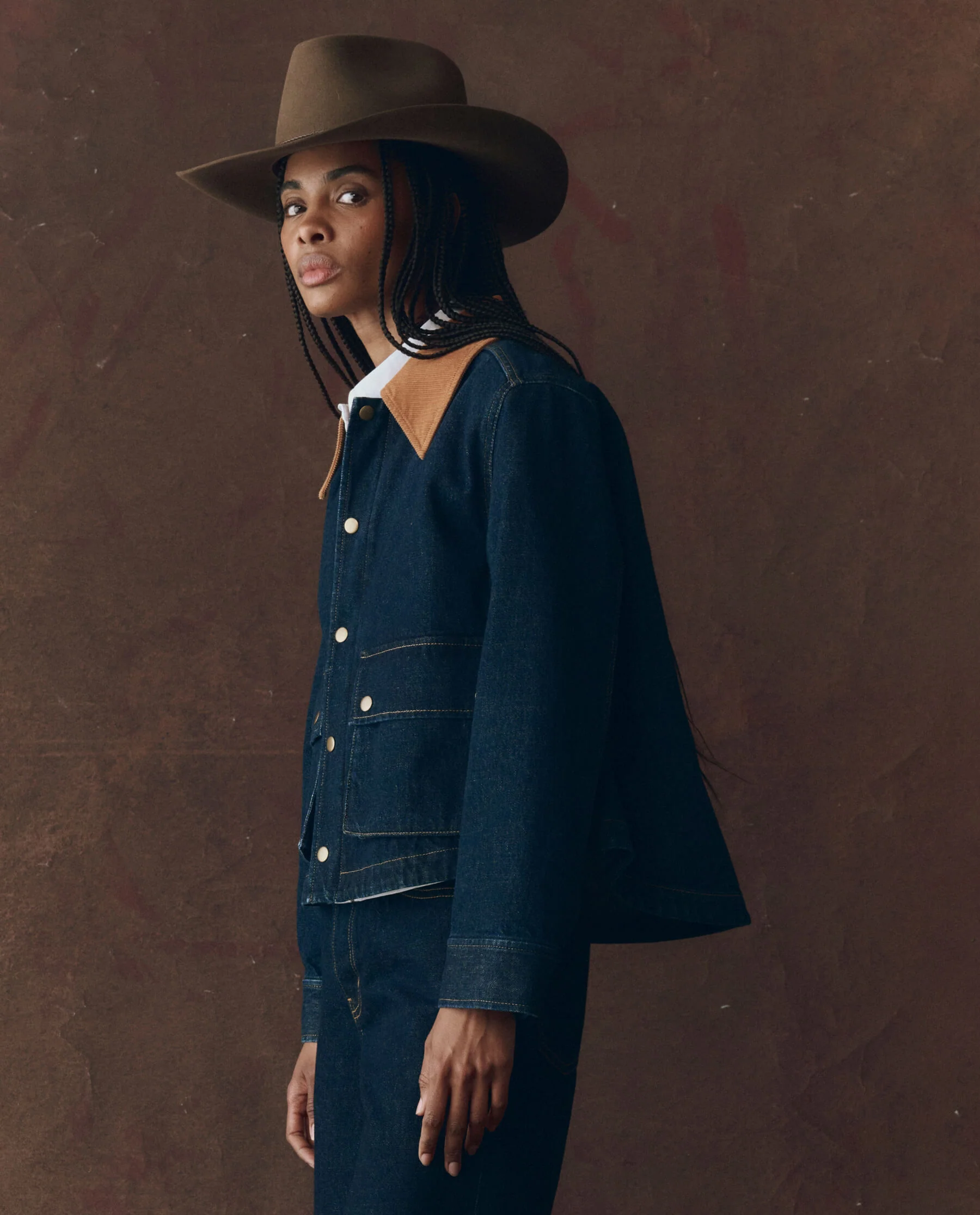 The Denim Swingy Jacket. -- Midnight Rinse - Image 3