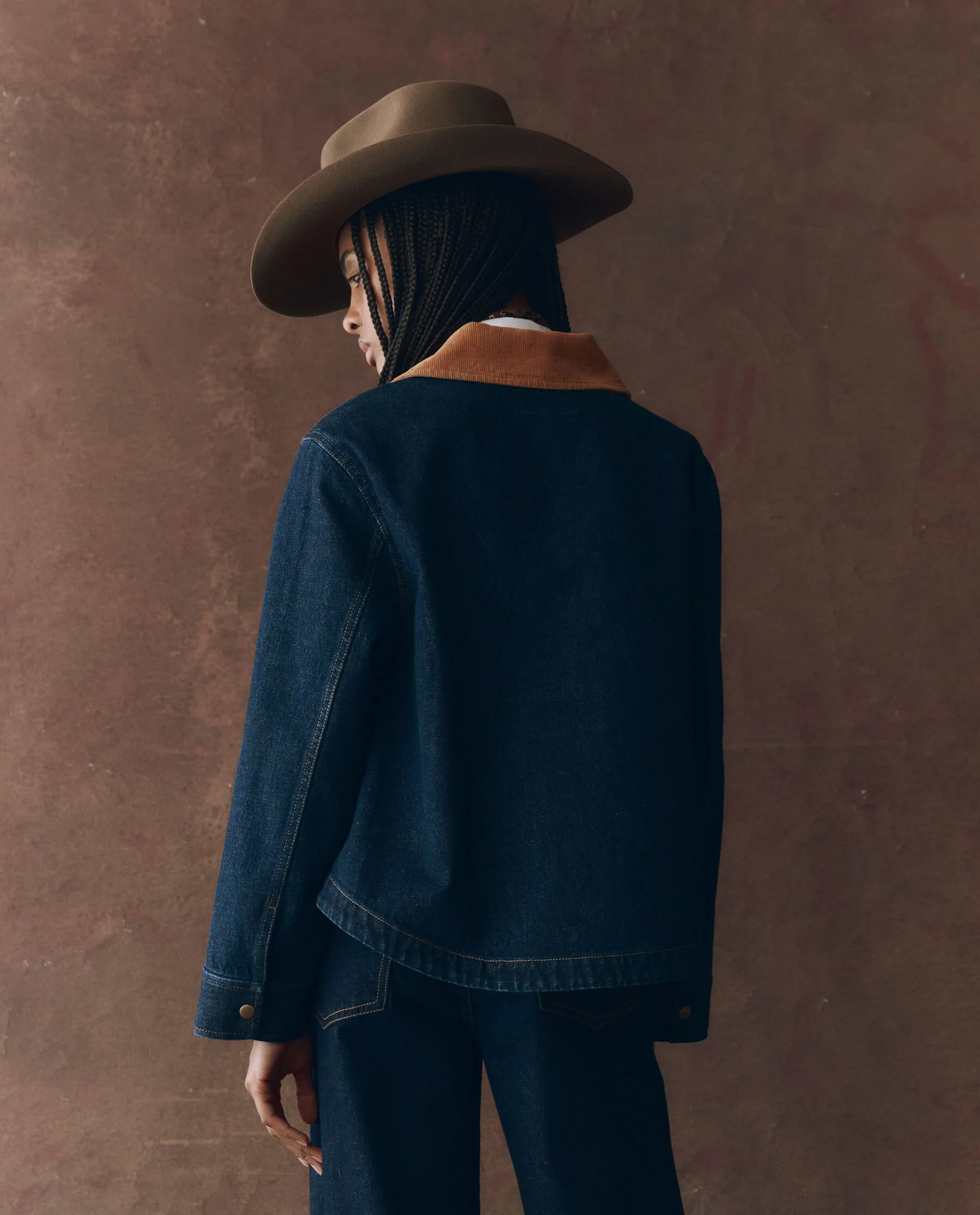 The Denim Swingy Jacket. -- Midnight Rinse - Image 4