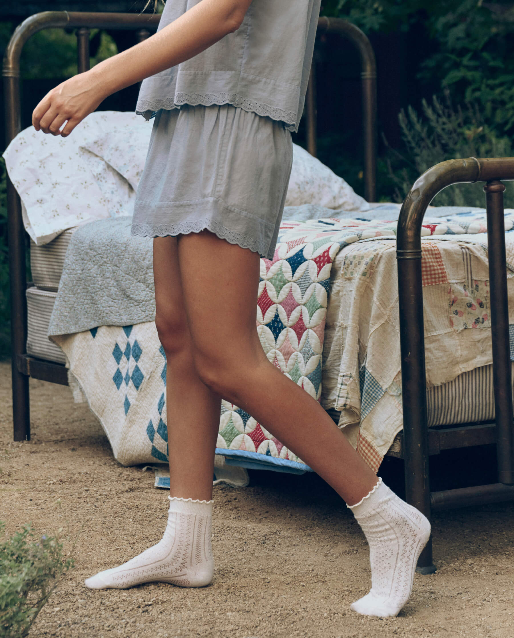 The Eyelet Tap Short. -- Rainwater - Image 4