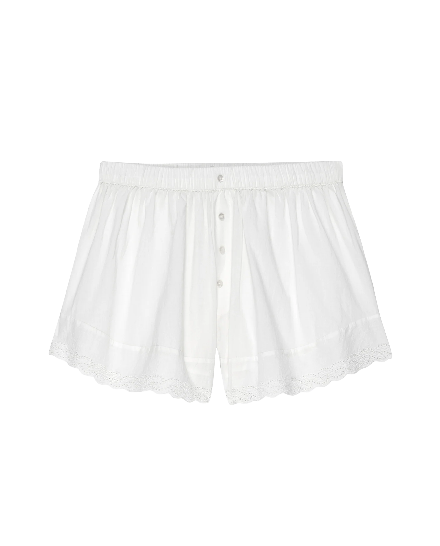The Eyelet Tap Short. -- True White - Image 6