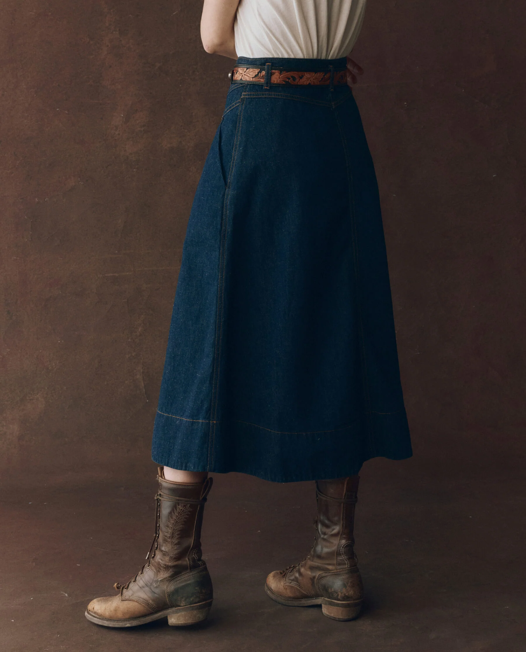 The Field Skirt. -- Midnight Rinse - Image 2