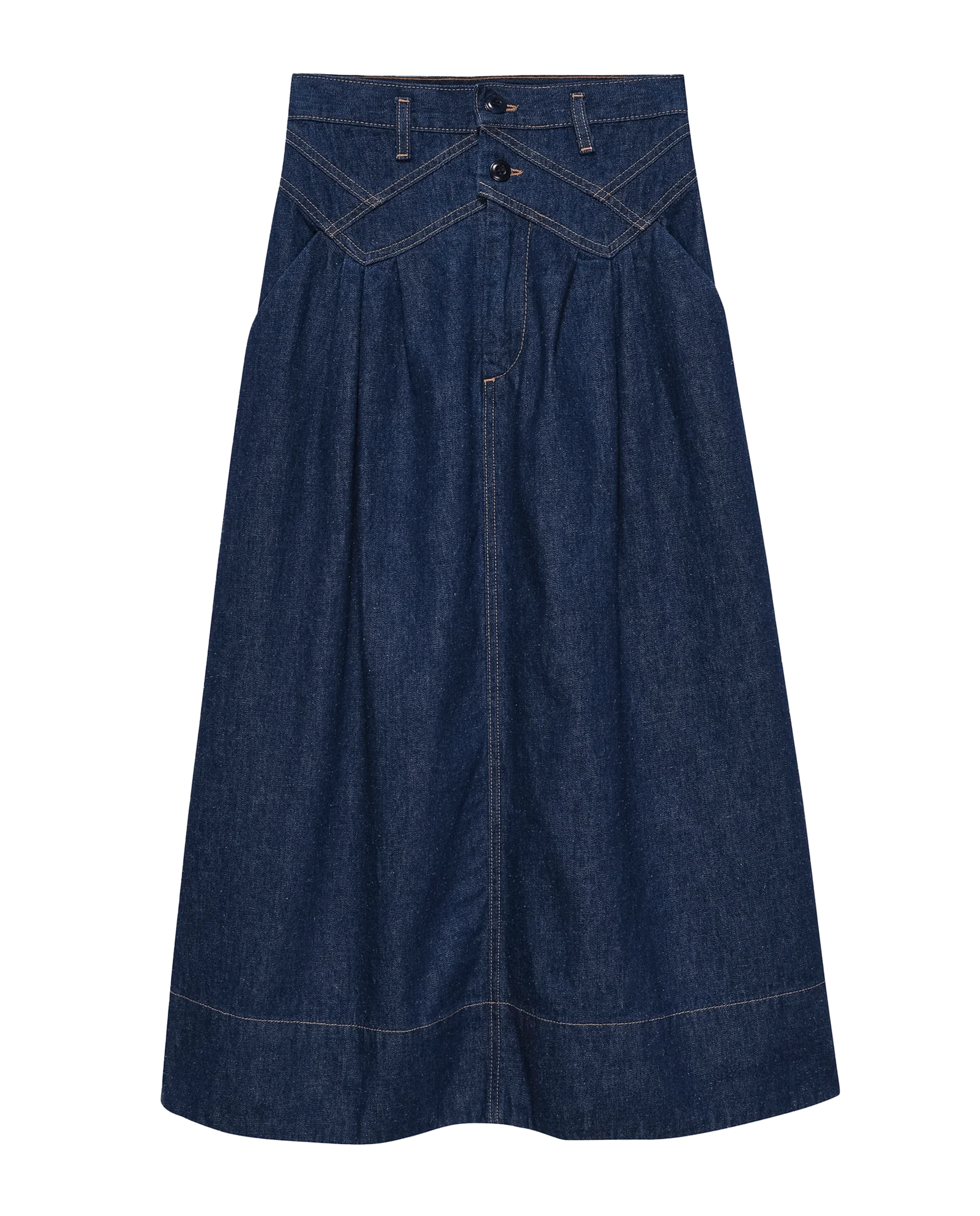The Field Skirt. -- Midnight Rinse - Image 5