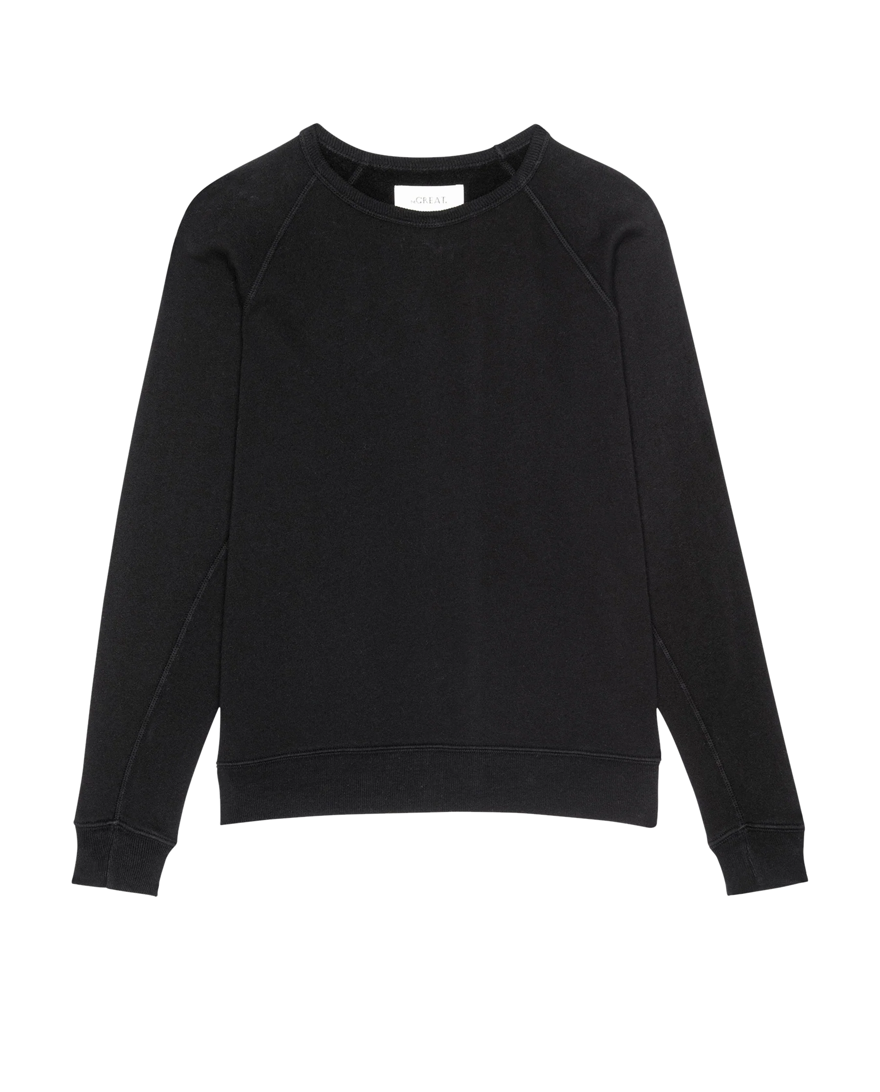 The Fleece Rookie Sweatshirt. Solid -- Almost Black - Image 6
